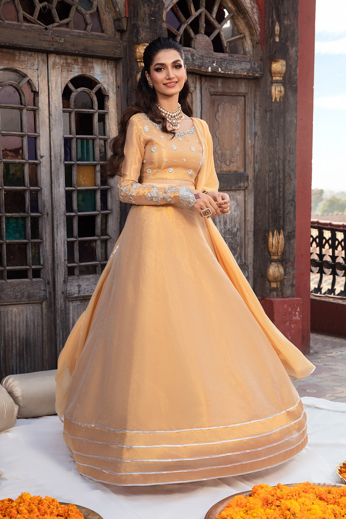 MYSTIC – 3PC TISSUE & CHIFFON WEDDING FESTIVE PRET