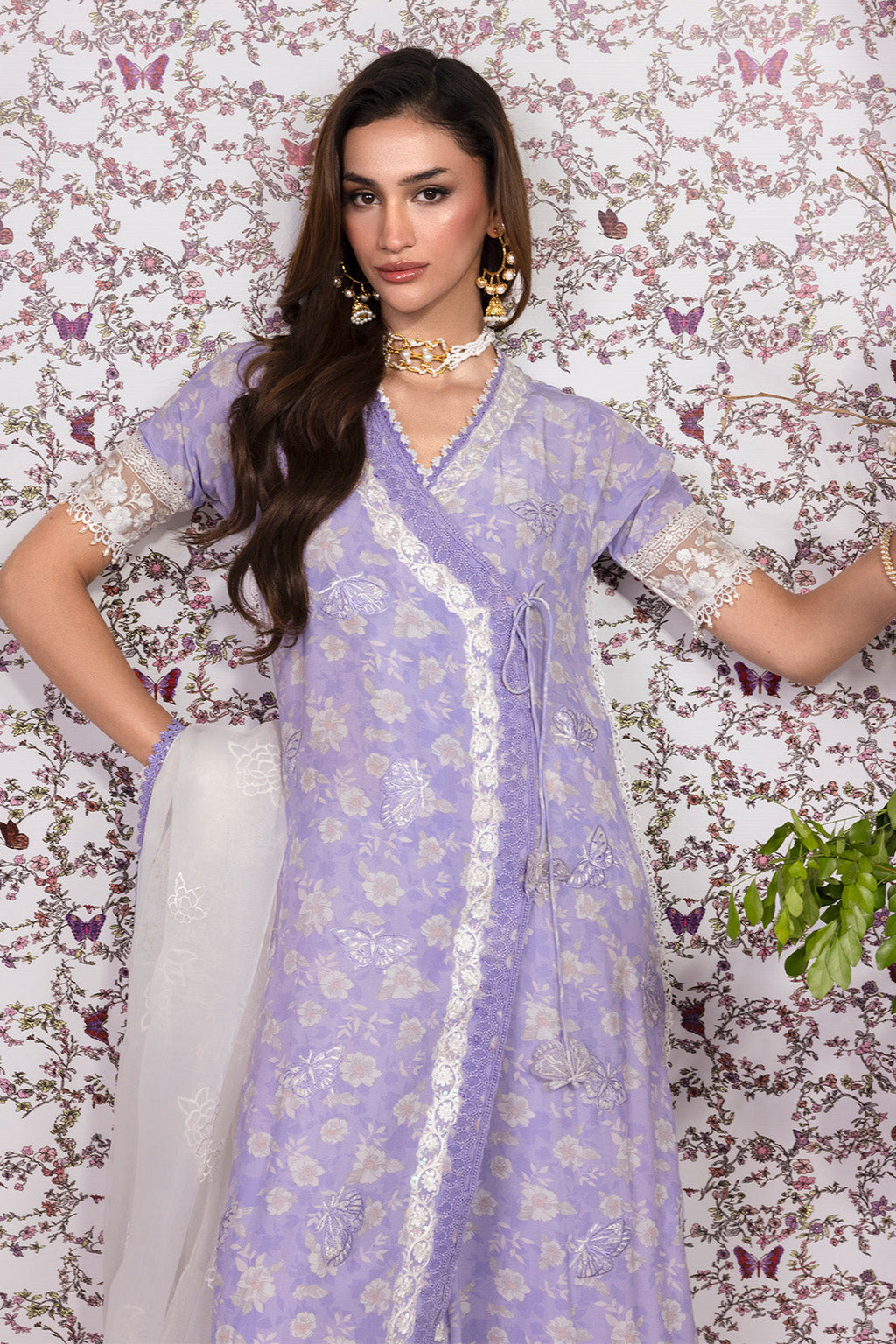LAVENDER LUSH – 3PC GRIP ,LAWN & ORGANZA PRET GRIP/SILK