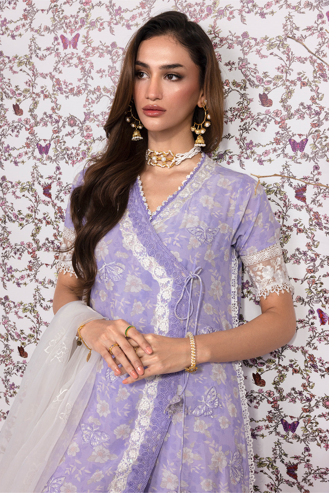 LAVENDER LUSH – 3PC GRIP ,LAWN & ORGANZA PRET GRIP/SILK