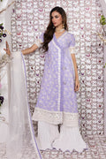 LAVENDER LUSH – 3PC GRIP ,LAWN & ORGANZA PRET GRIP/SILK