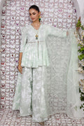 SUNLIT PATELS – 3PC RAWSILK & ORGANZA PRET GRIP/SILK