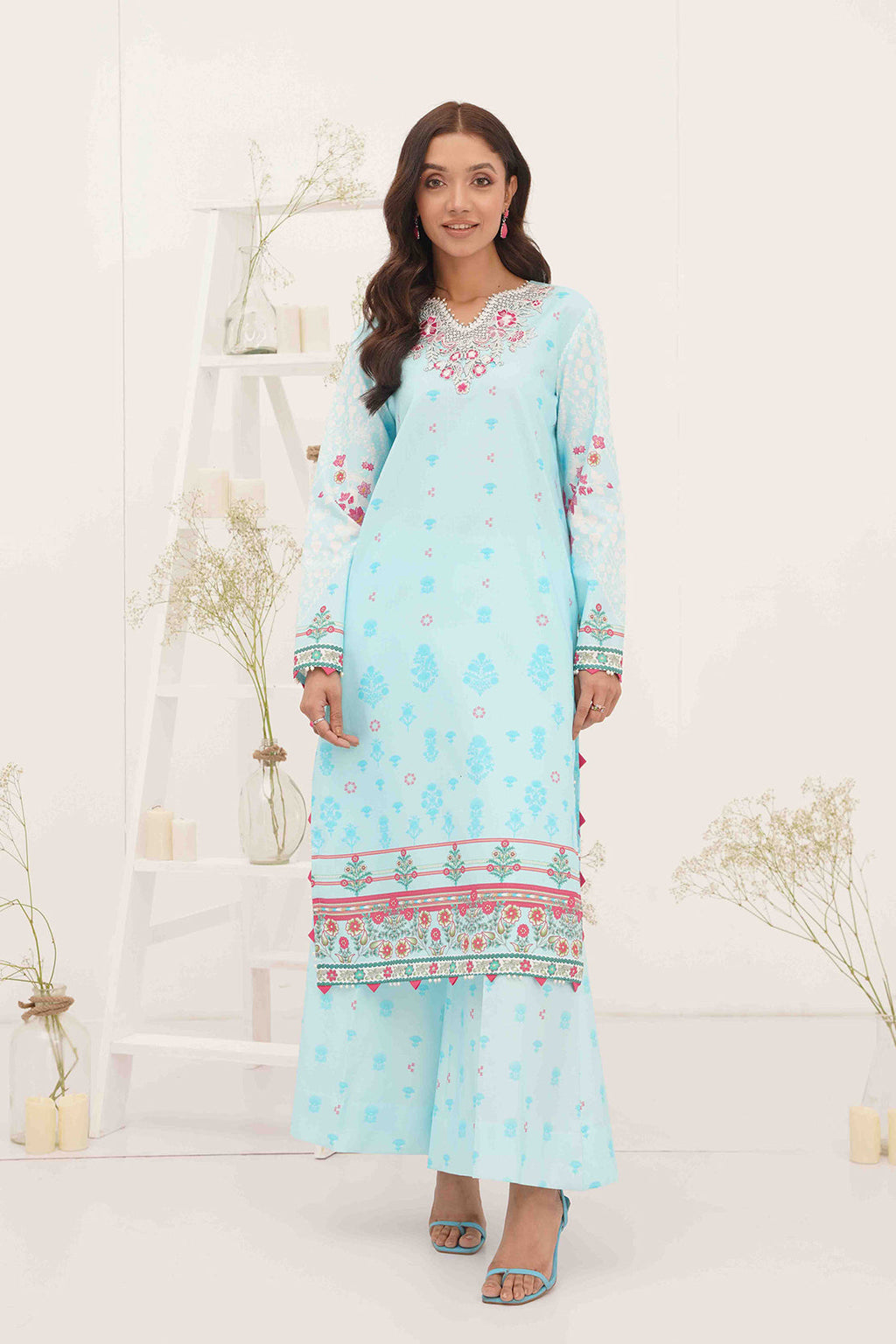PRINTED - 2 PC LAWN SUIT