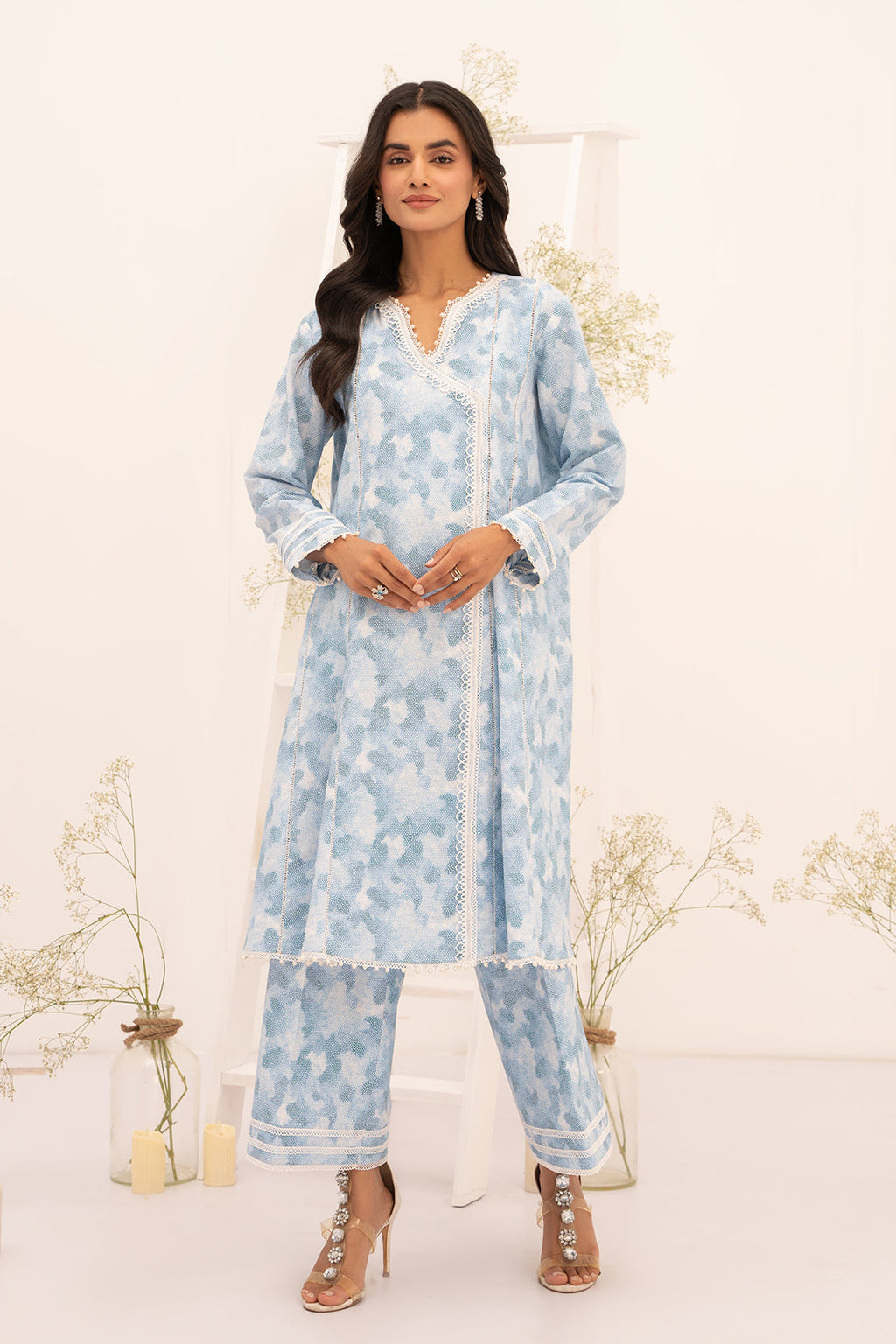 PRINTED - 2 PC LAWN SUIT
