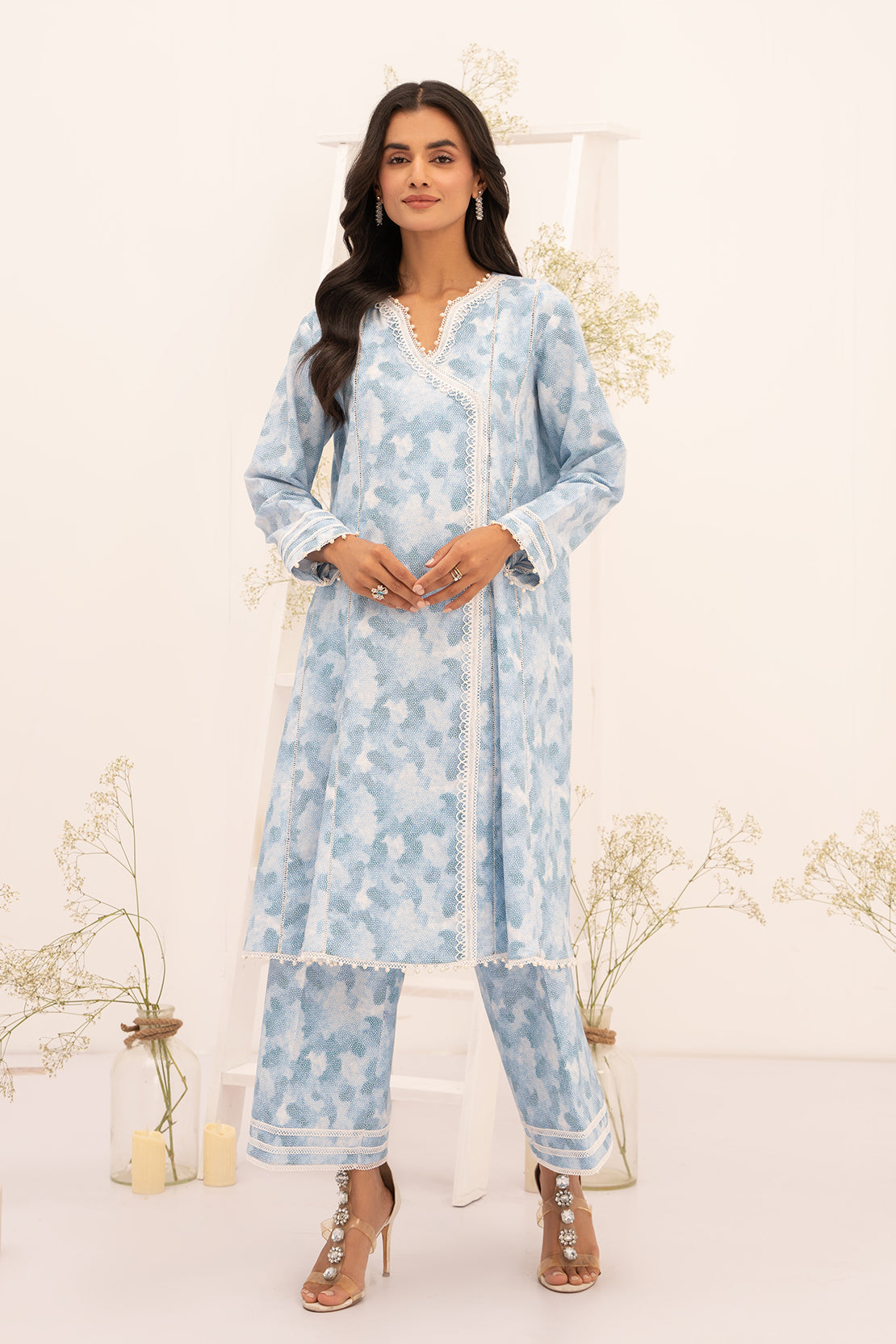 PRINTED - 2 PC LAWN SUIT
