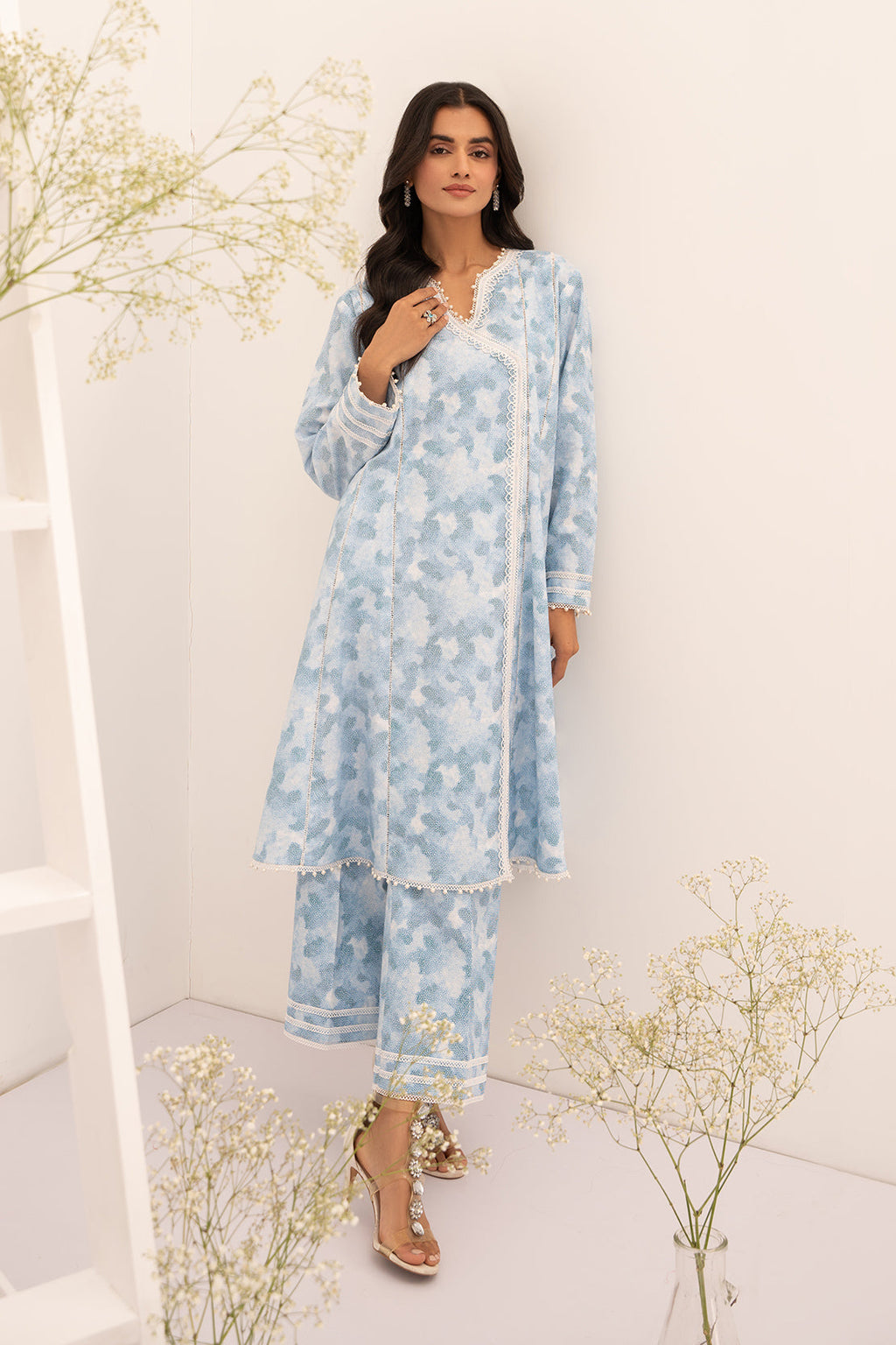 PRINTED - 2 PC LAWN SUIT