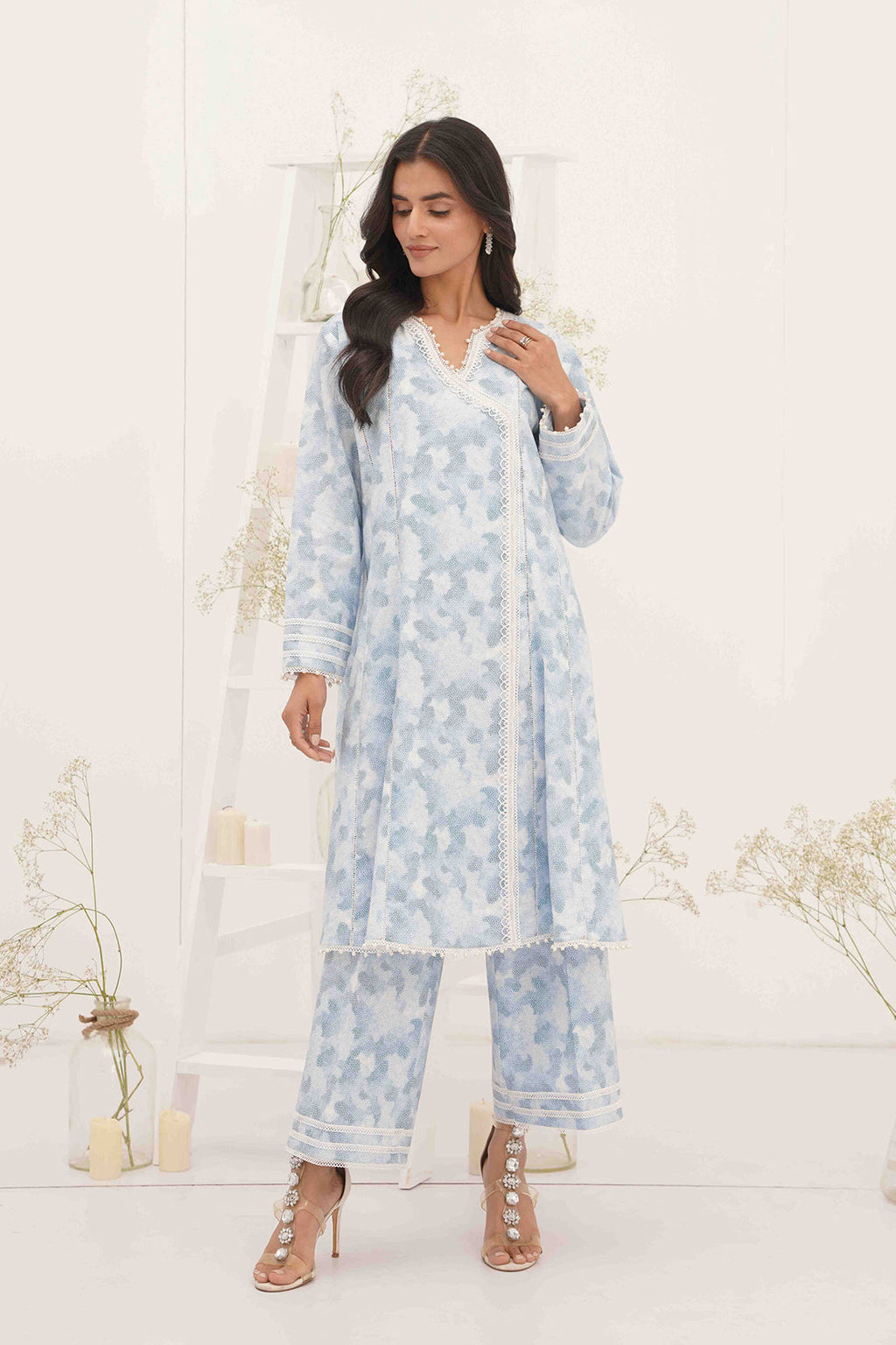 PRINTED - 2 PC LAWN SUIT