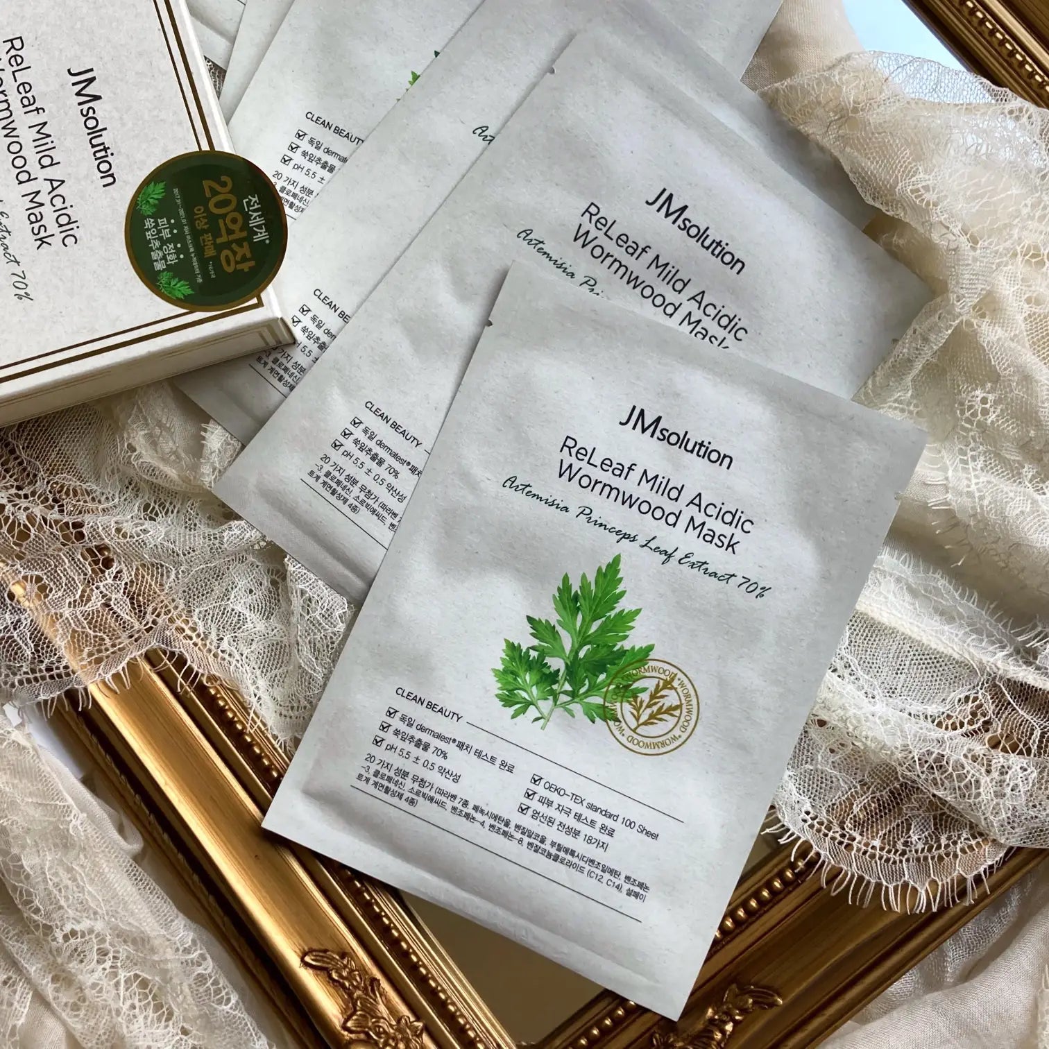 JM Solution Relief Mildly Acidic Mugwort Mask