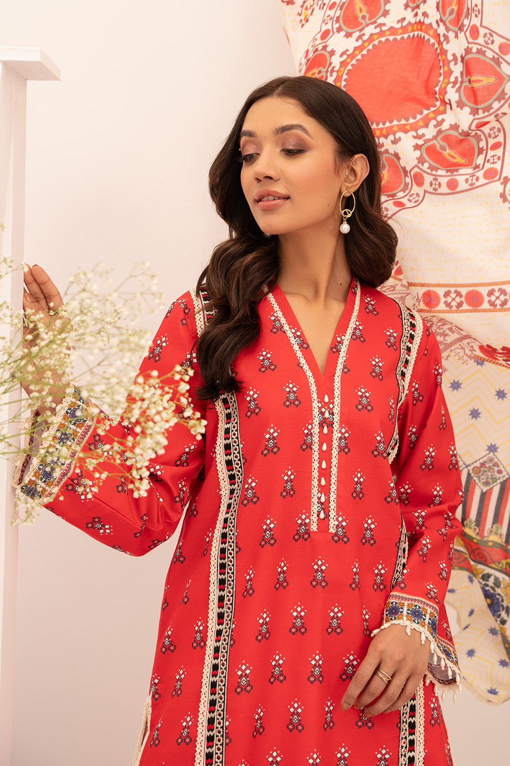 PRINTED - 2 PC LAWN SUIT