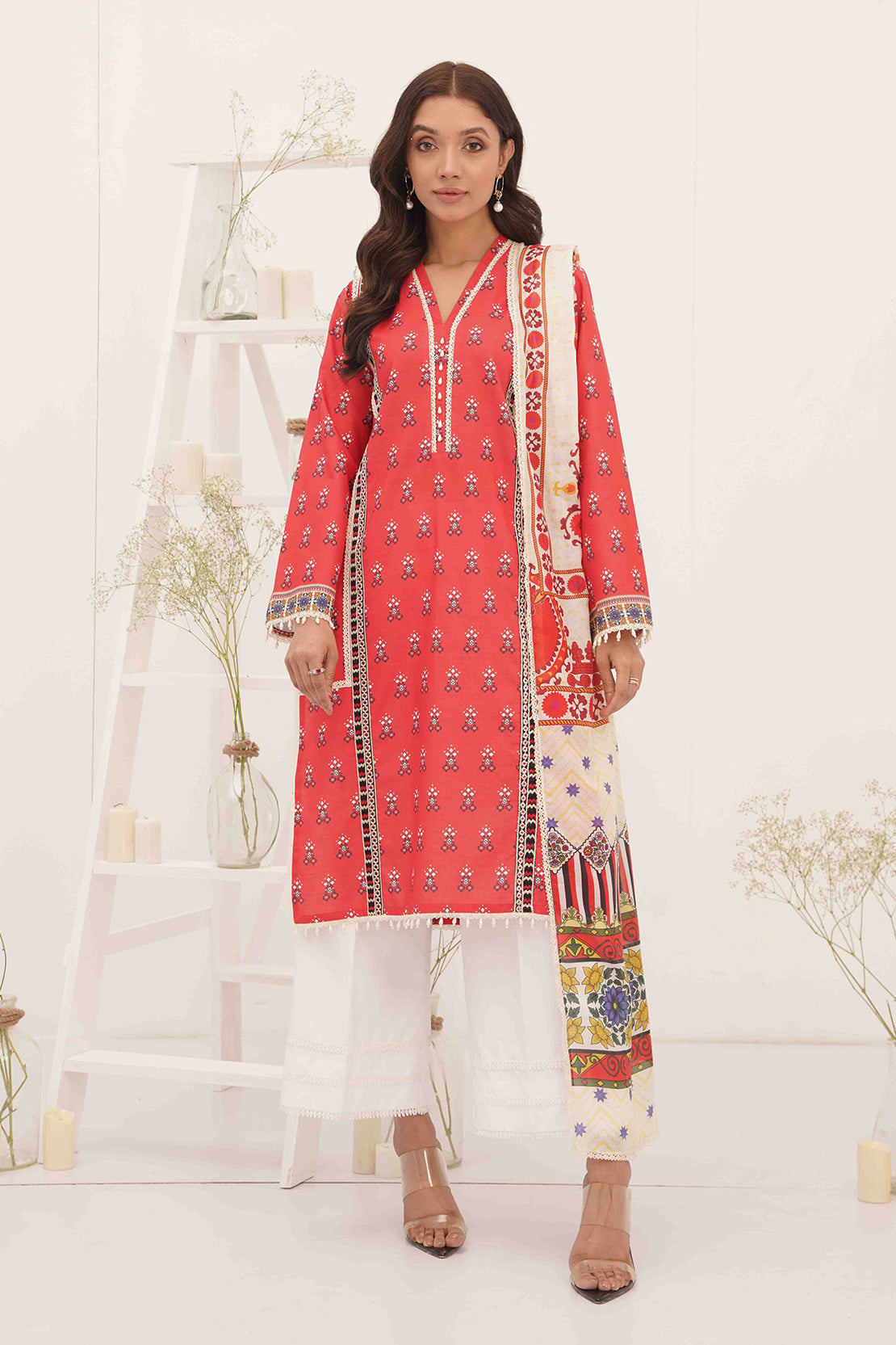 PRINTED - 2 PC LAWN SUIT