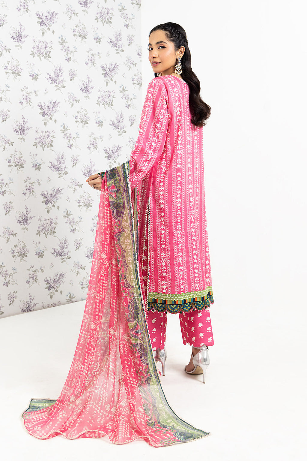 PRINTED - 3 PC LAWN SUIT
