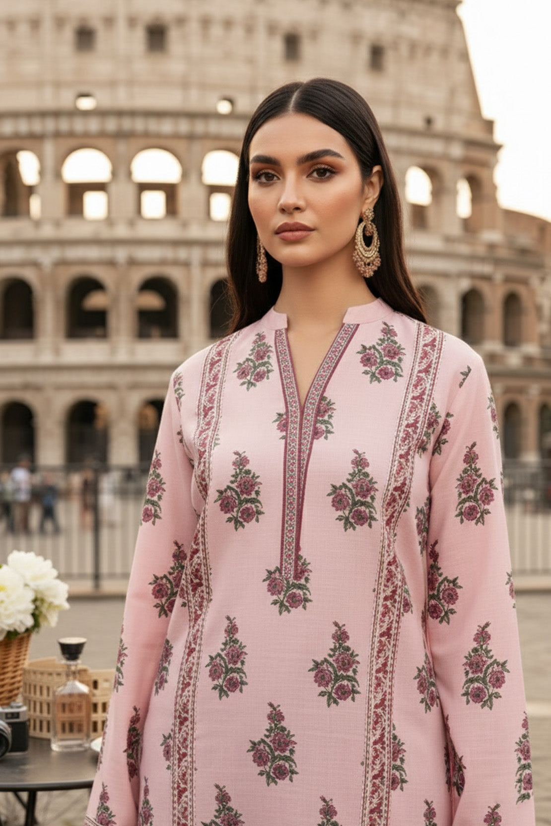 Embroidered - 2 Pc Khaddar Suit