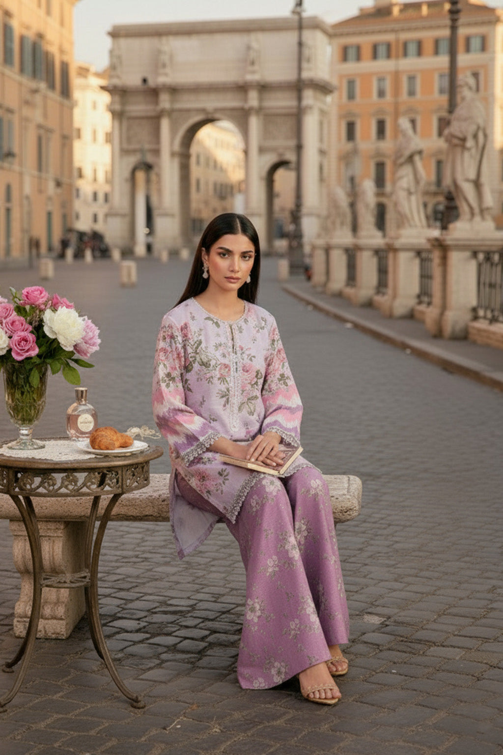 Embroidered - 2 Pc Khaddar Suit