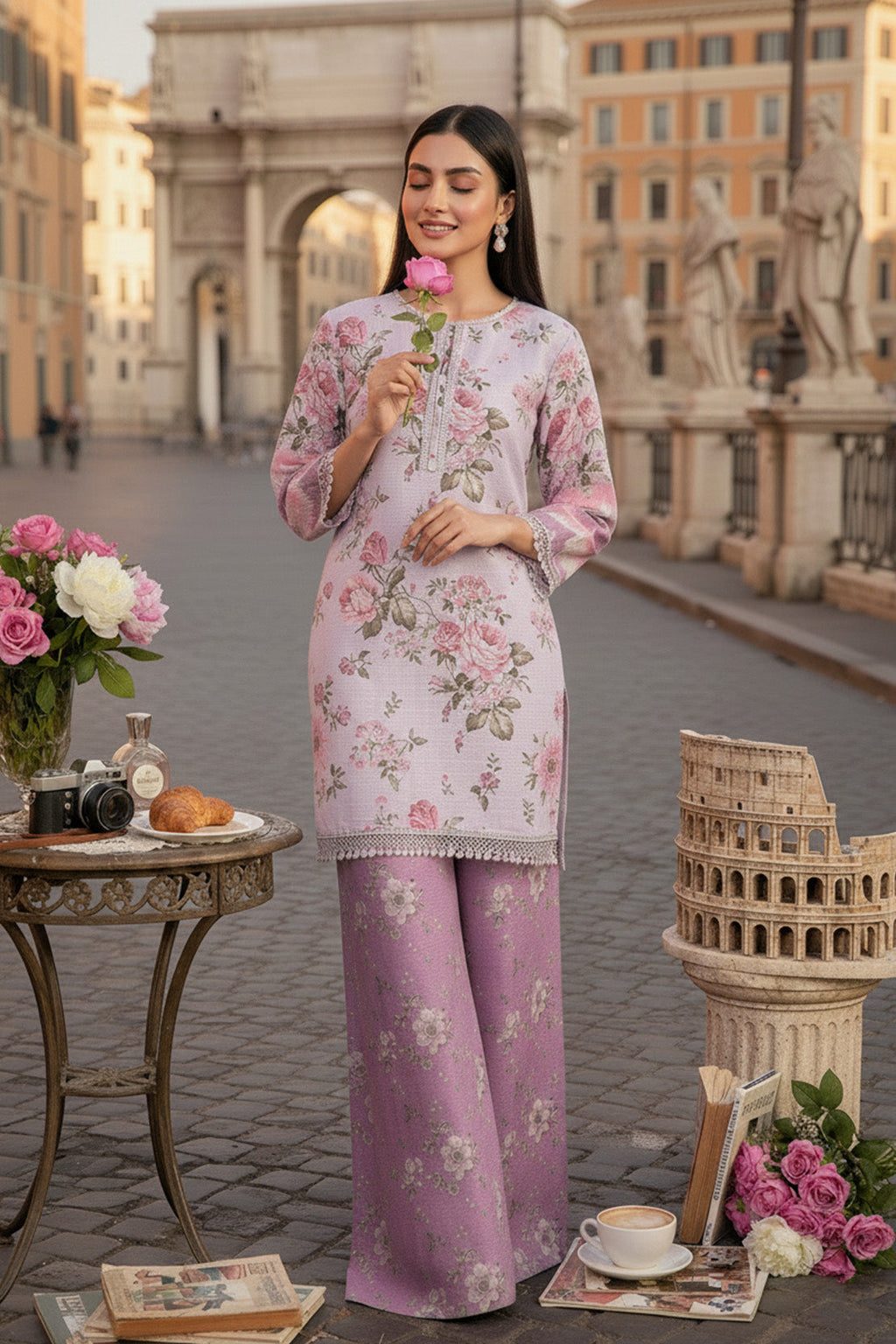 Embroidered - 2 Pc Khaddar Suit