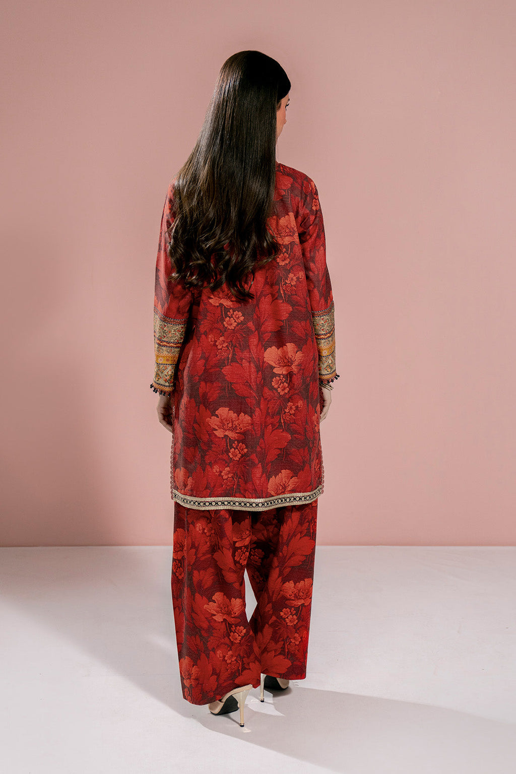 Embroidered - 2 Pc Khaddar Suit