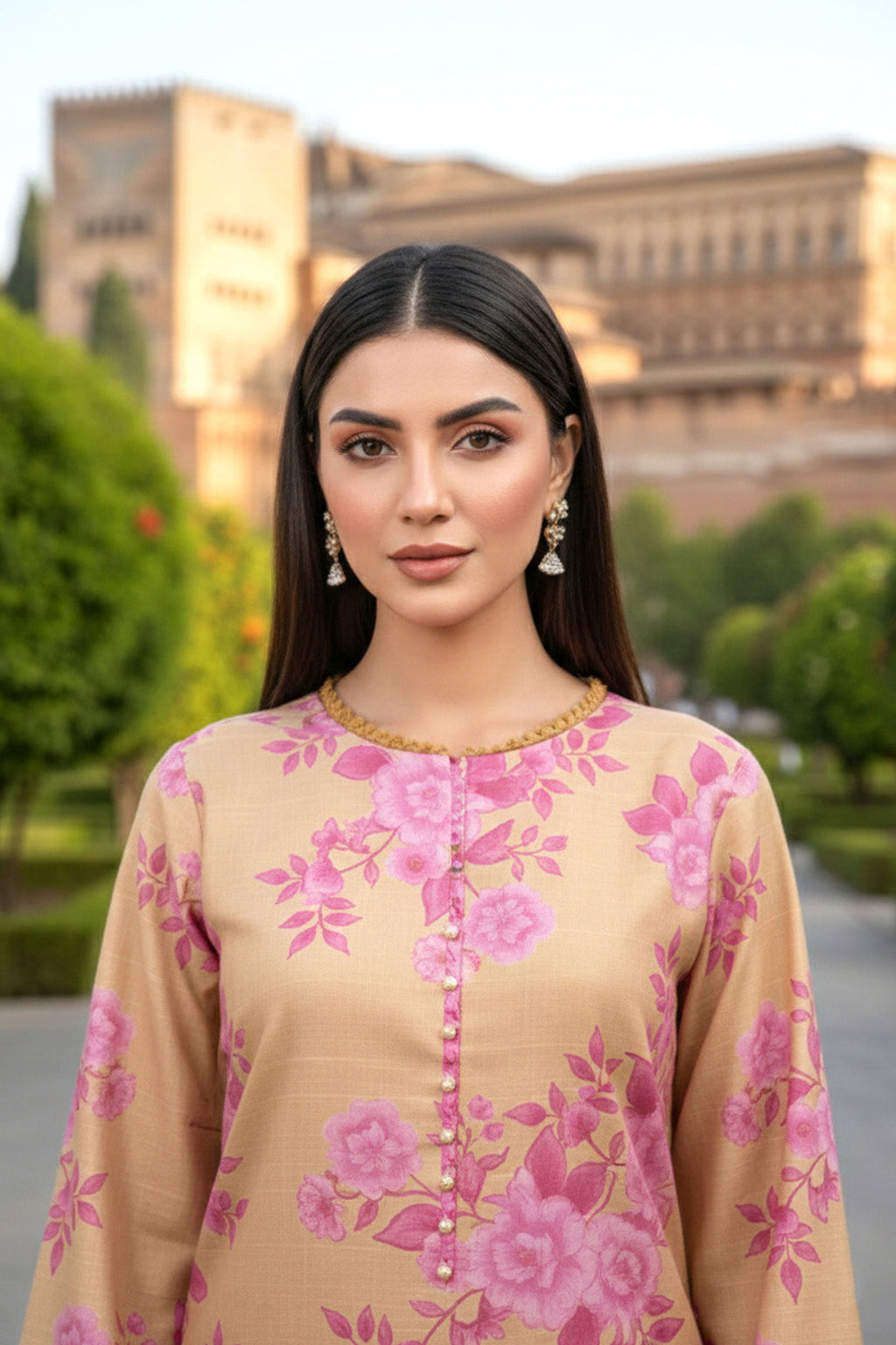 Printed - 2 Pc Khaddar Suit