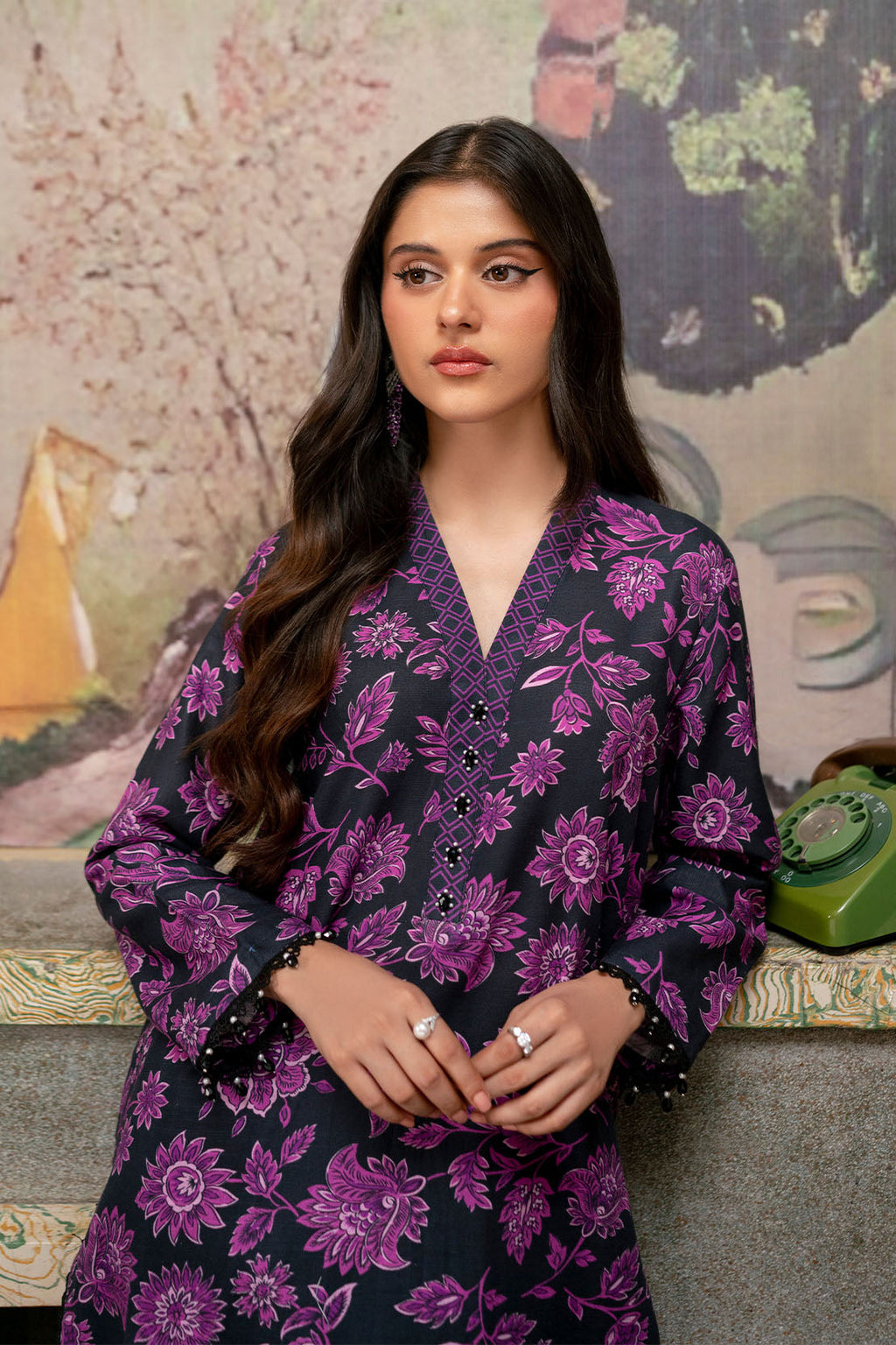 Printed - 2 Pc Khaddar Suit
