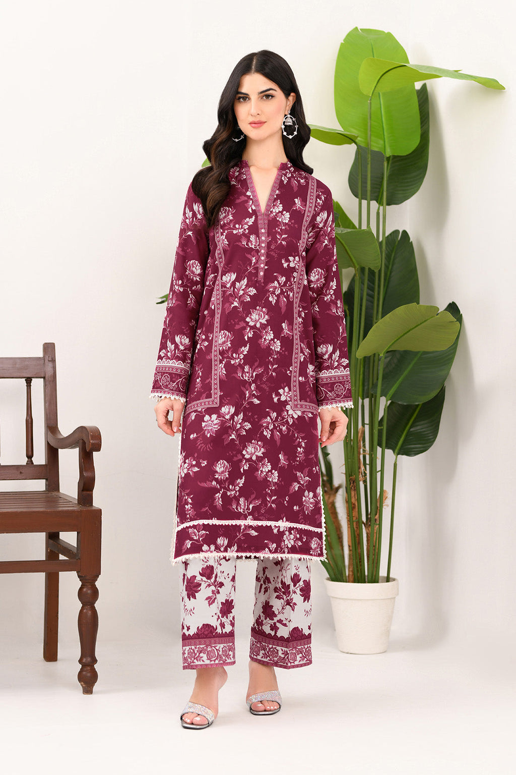 Printed - 2 Pc Khaddar Suit
