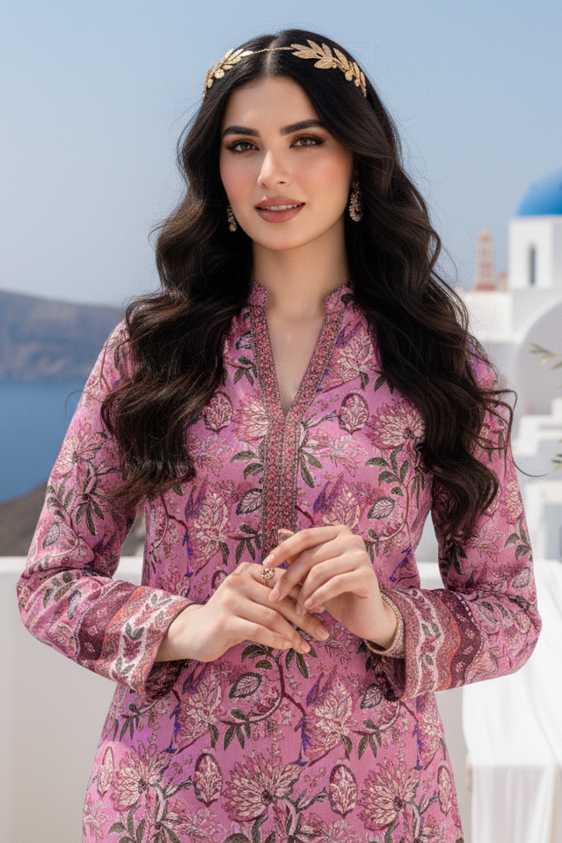 Printed - 2 Pc Khaddar Suit