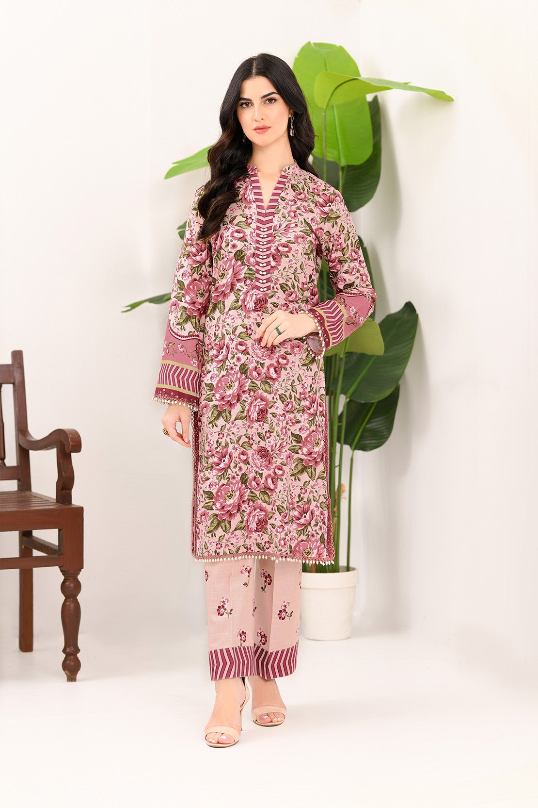 Printed - 2 Pc Khaddar Suit