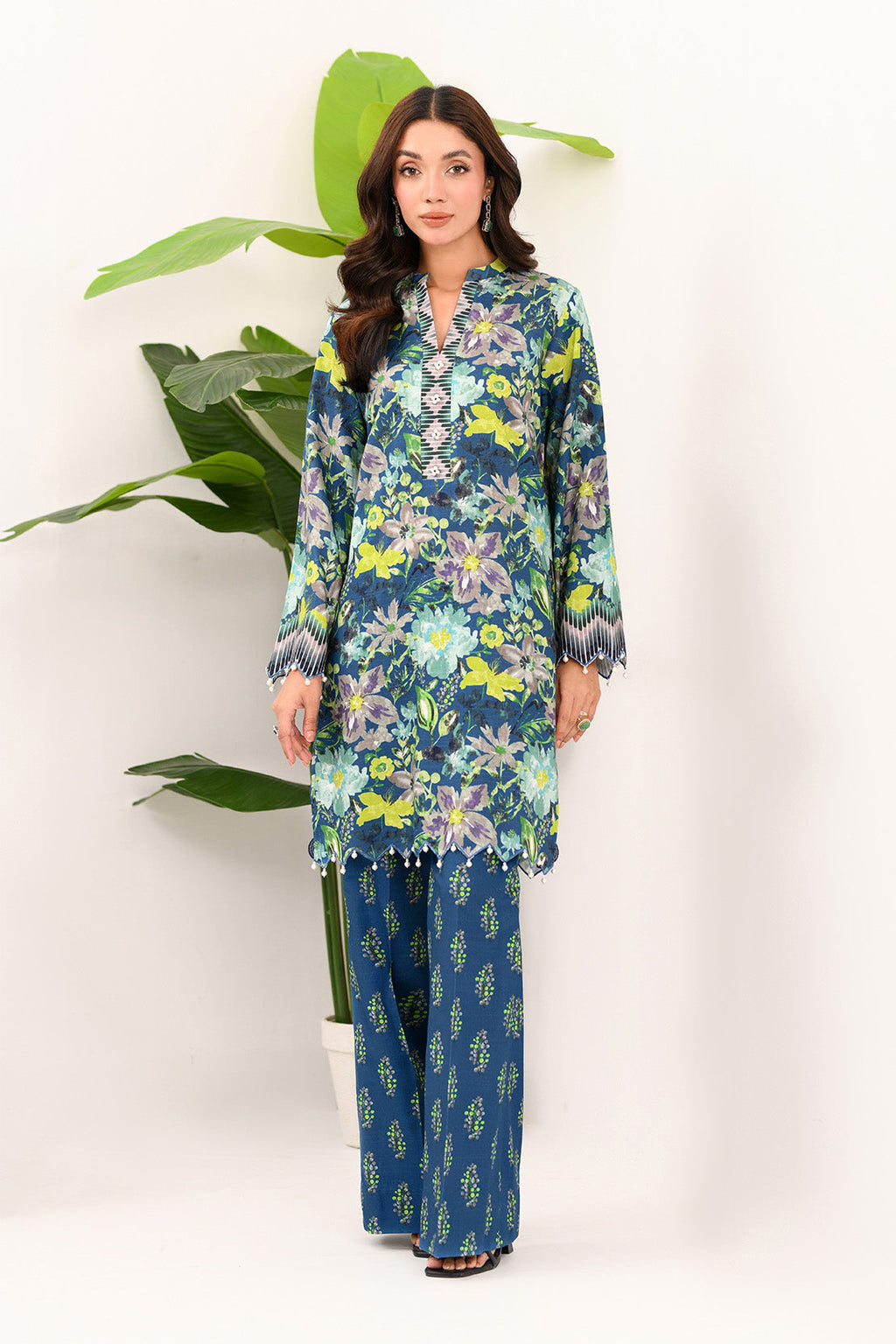Printed - 2 Pc Khaddar Suit