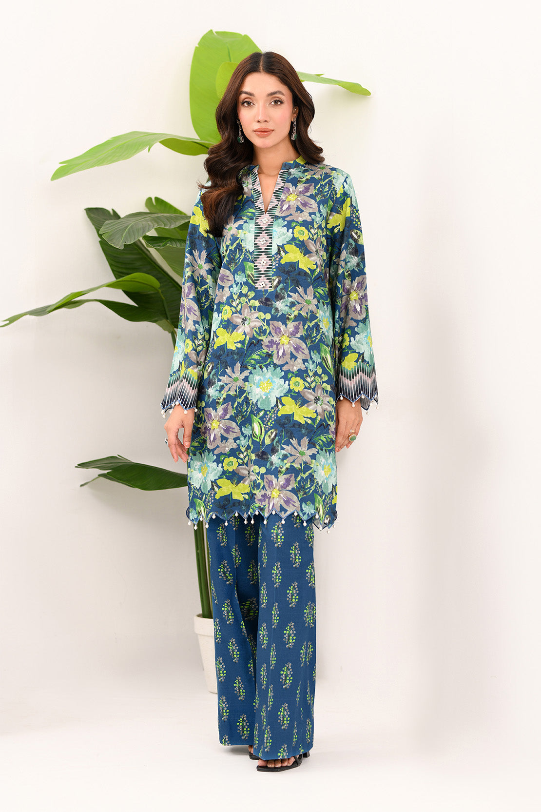 Printed - 2 Pc Khaddar Suit