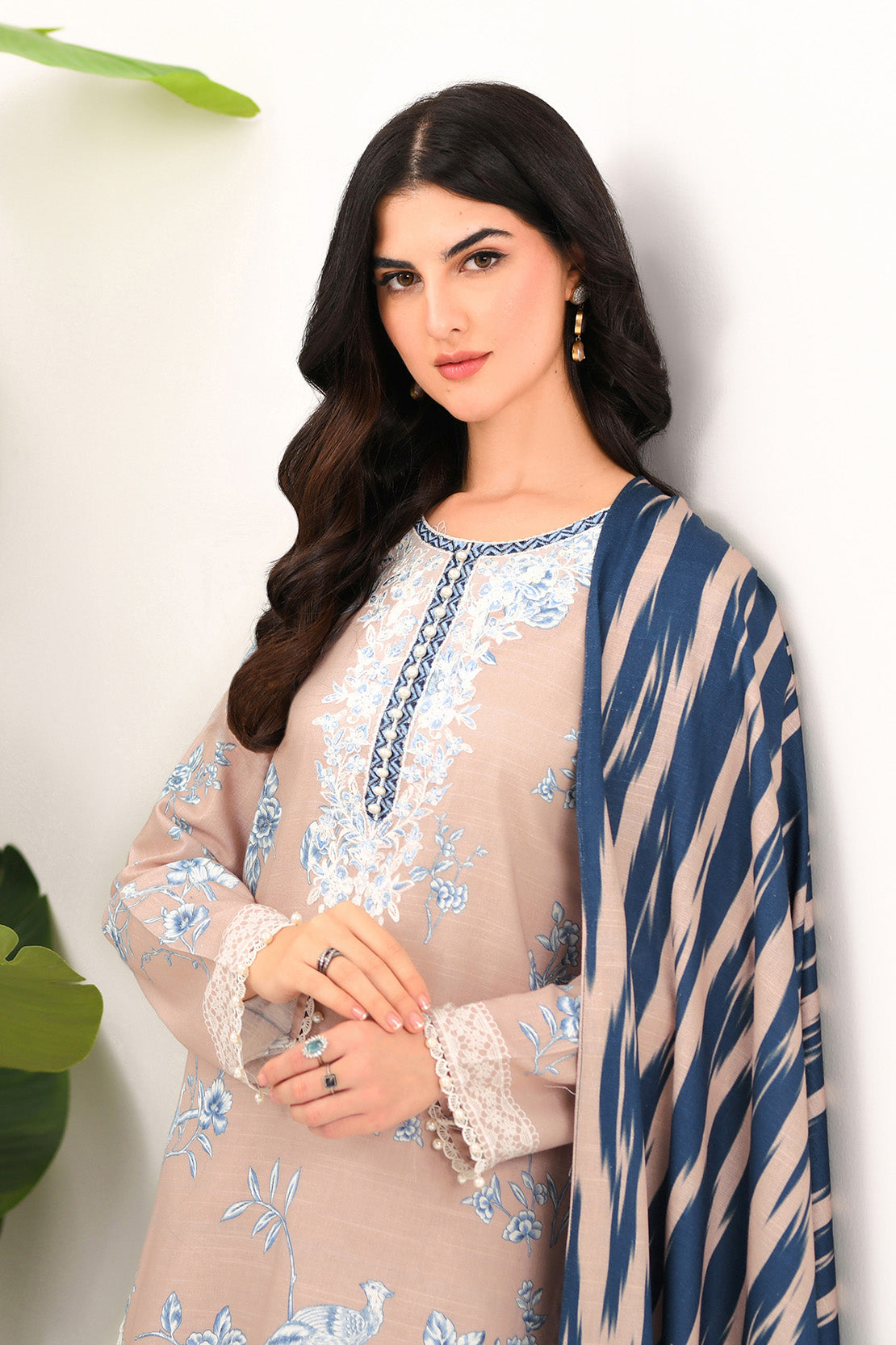 Embroidered - 2 Pc Khaddar Suit