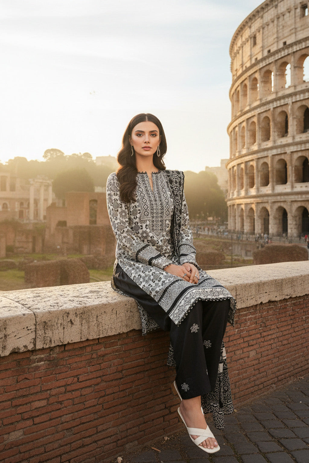 Embroidered - 3 Pc Khaddar Suit