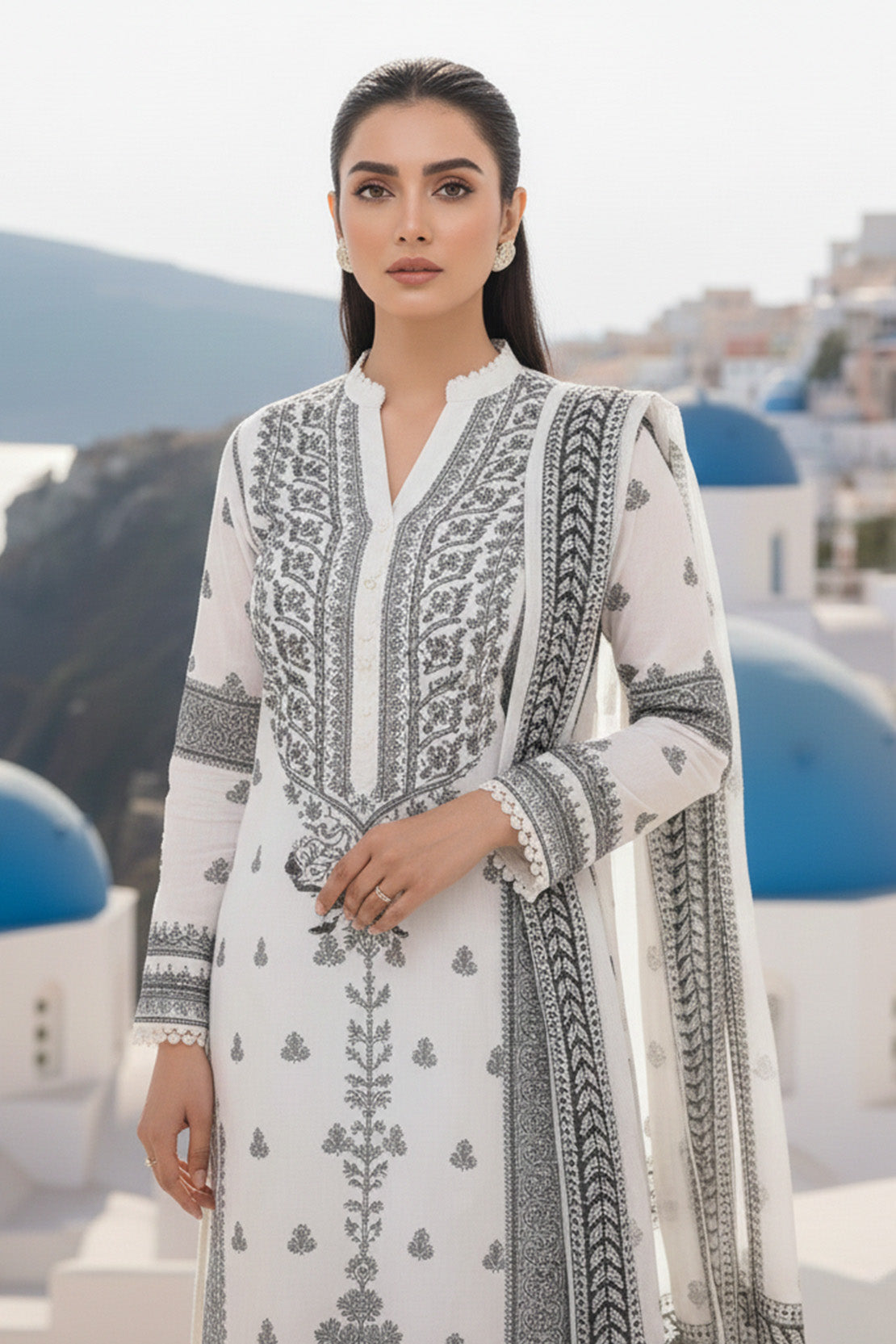 Printed - 3 Pc Khaddar Suit