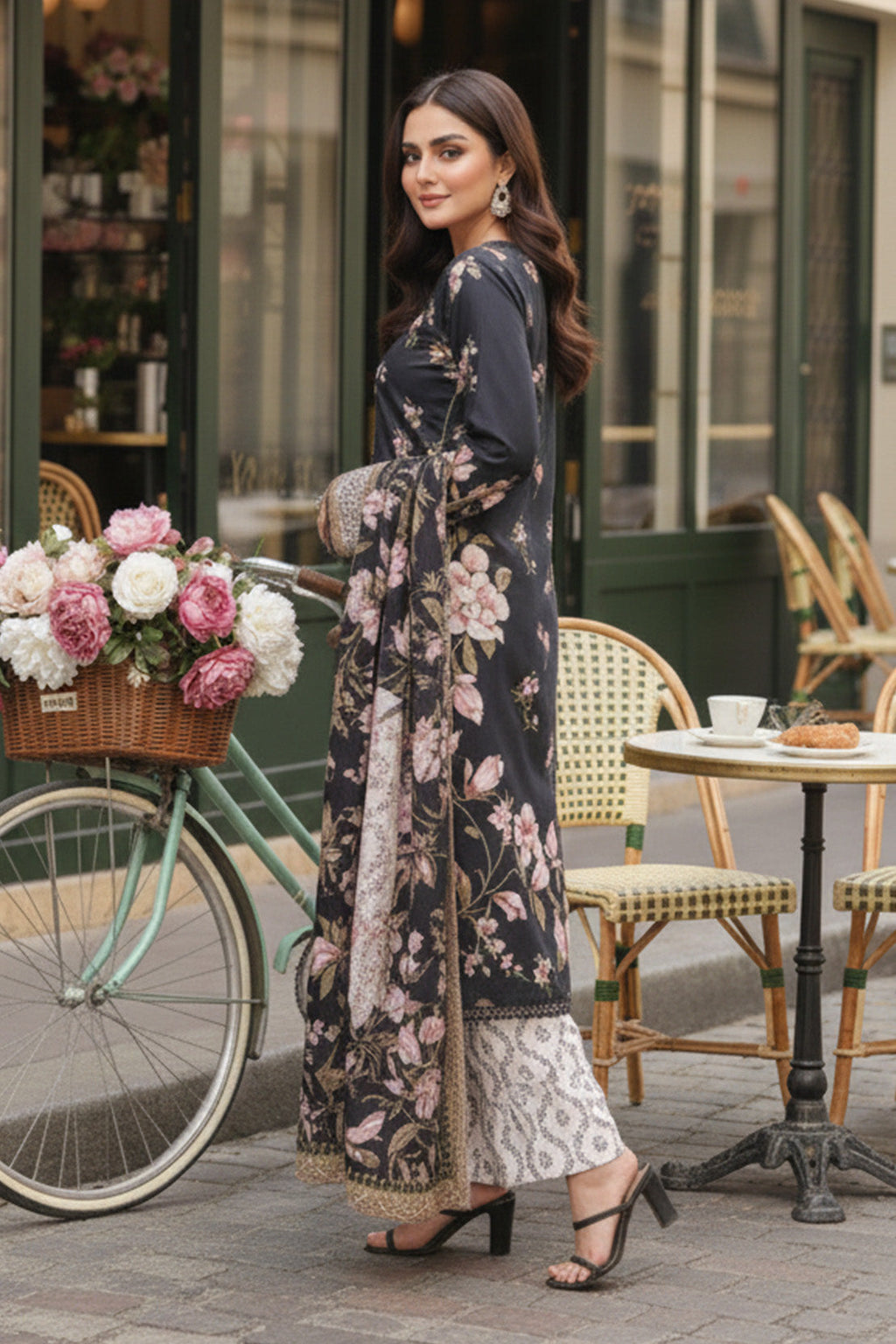 Printed - 3 Pc Khaddar Suit