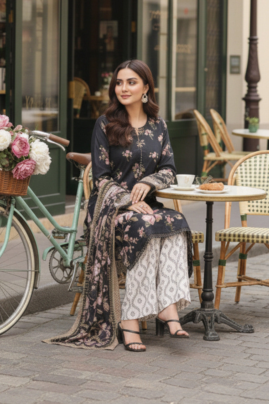 Printed - 3 Pc Khaddar Suit