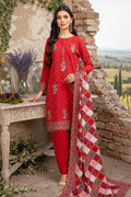 Embroidered - 3 Pc Khaddar Suit