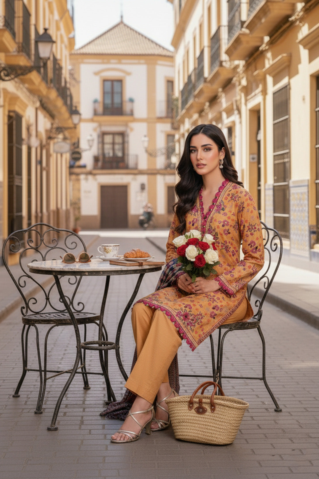 Embroidered - 3 Pc Khaddar Suit