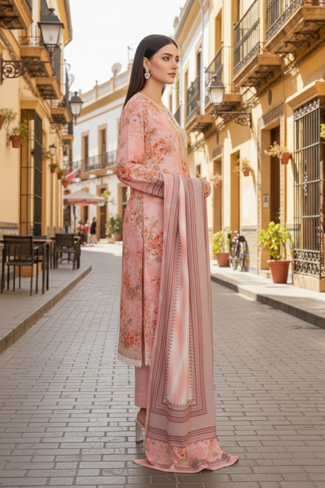 Embroidered - 3 Pc Khaddar Suit
