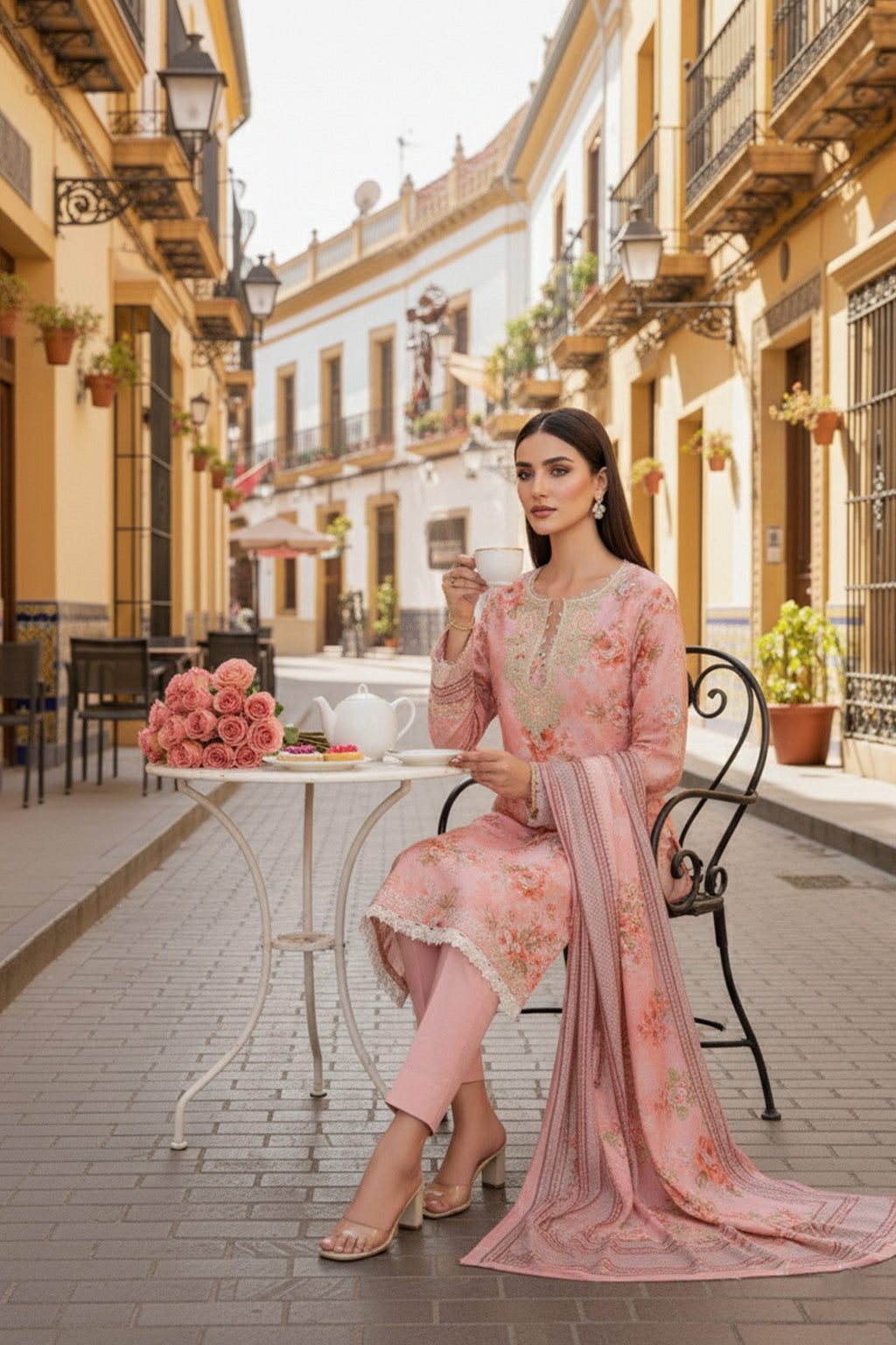 Embroidered - 3 Pc Khaddar Suit