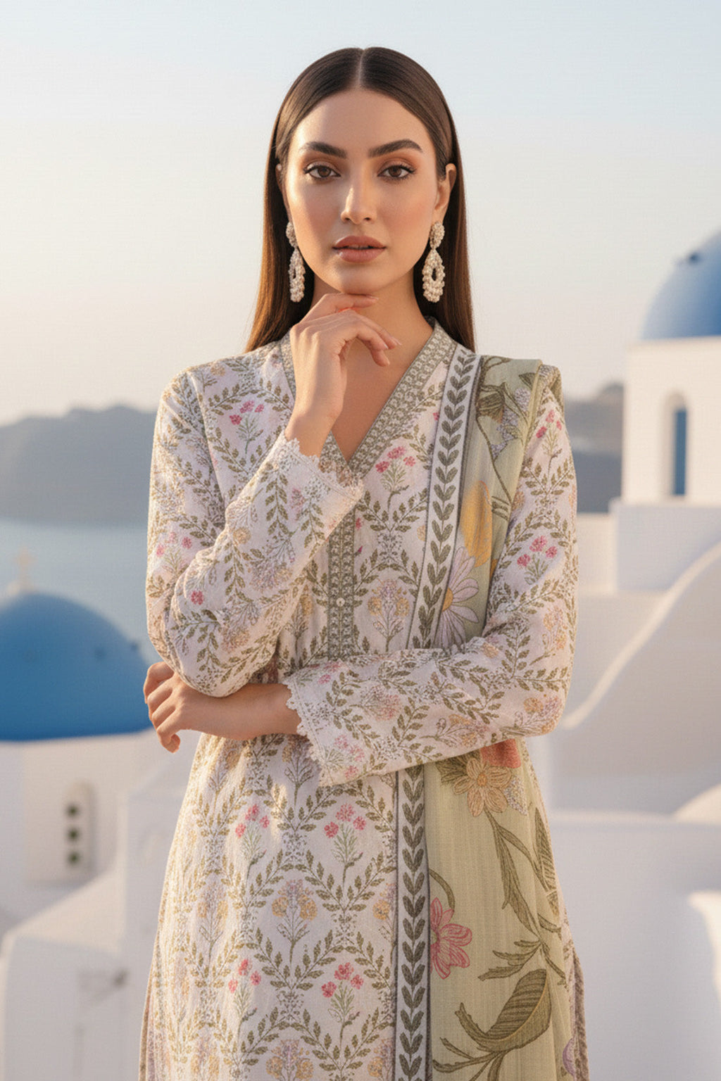 Printed - 3 Pc Khaddar Suit