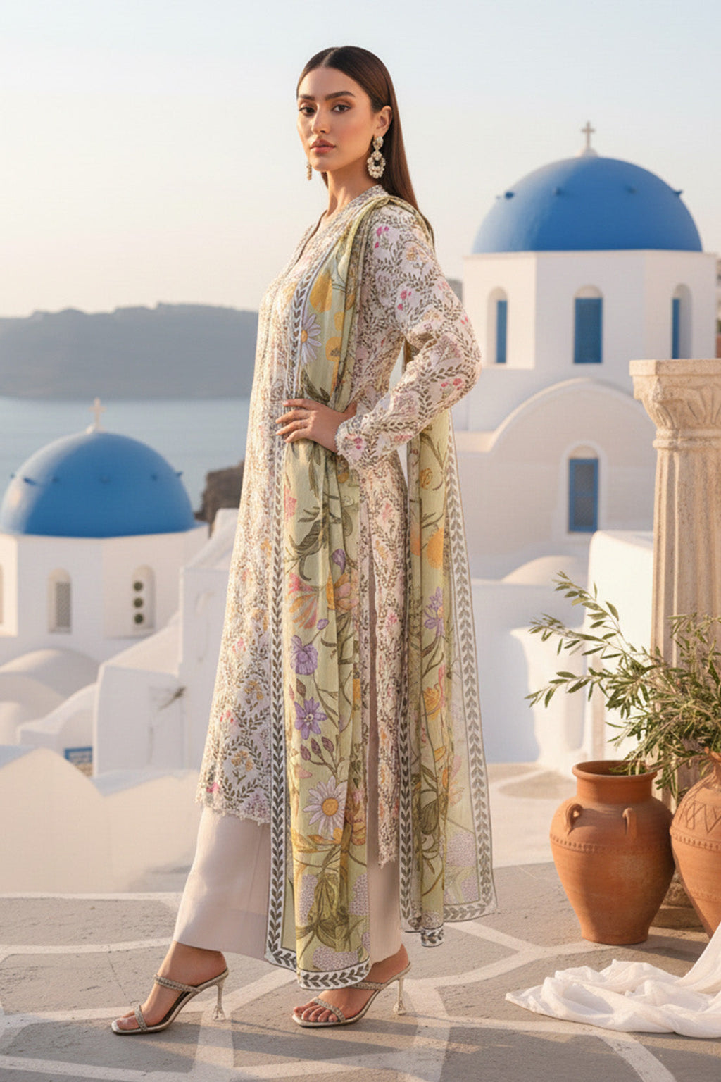 Printed - 3 Pc Khaddar Suit