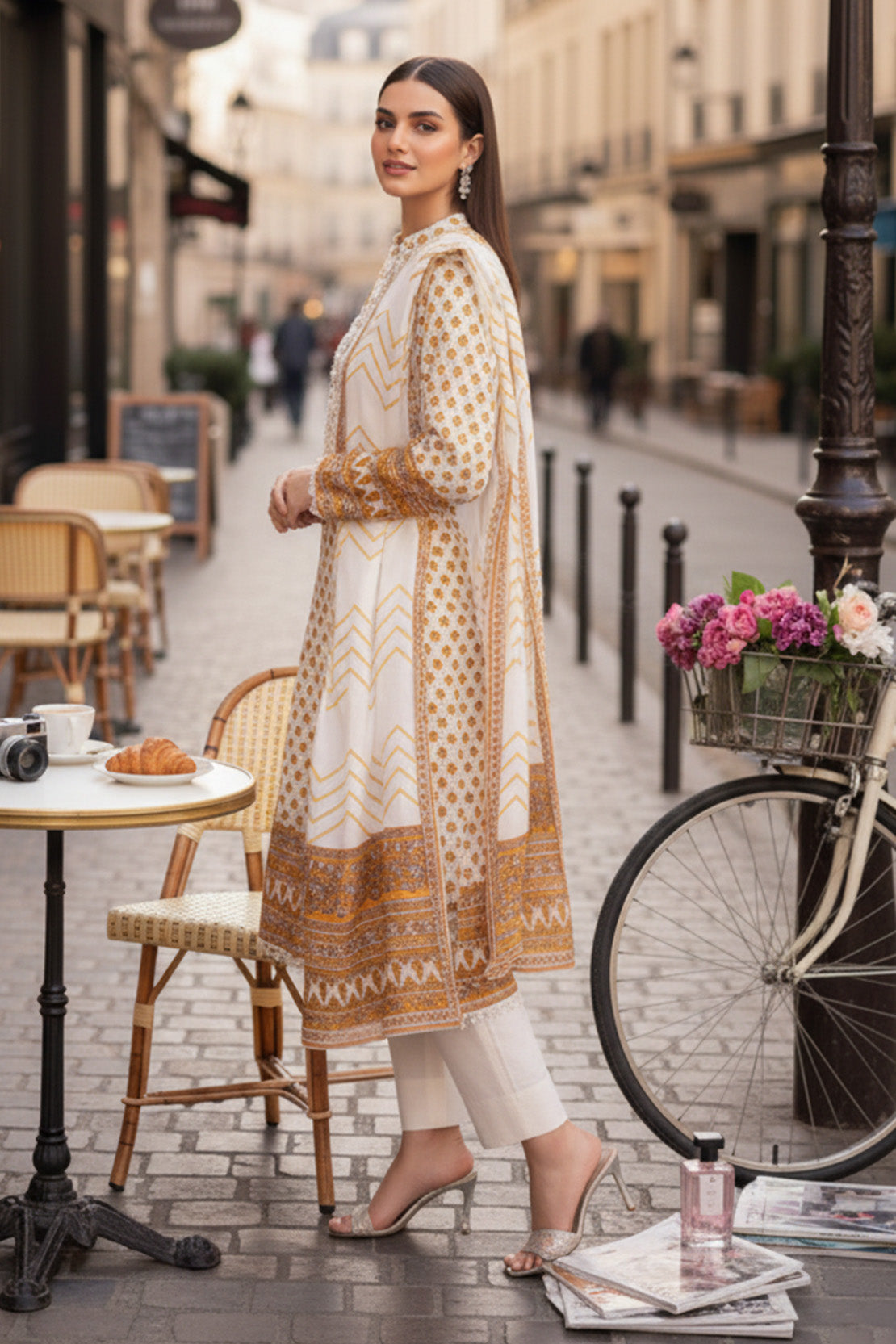 Printed - 3 Pc Khaddar Suit