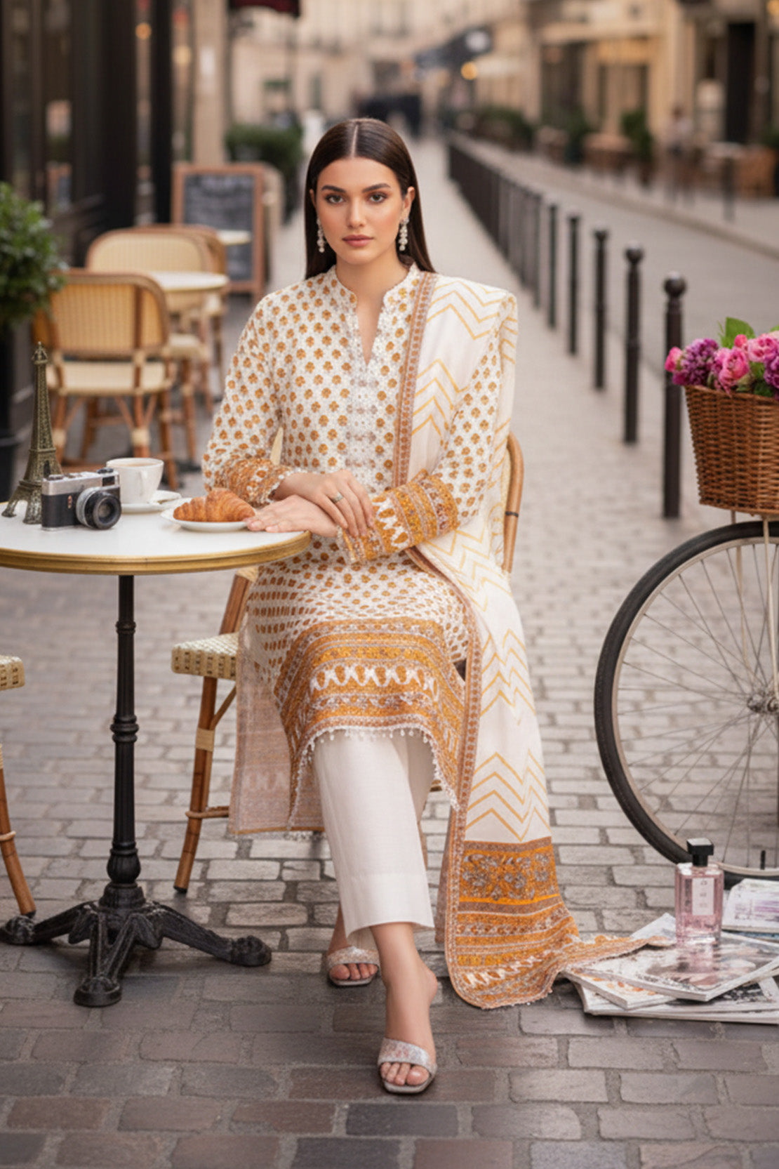 Printed - 3 Pc Khaddar Suit