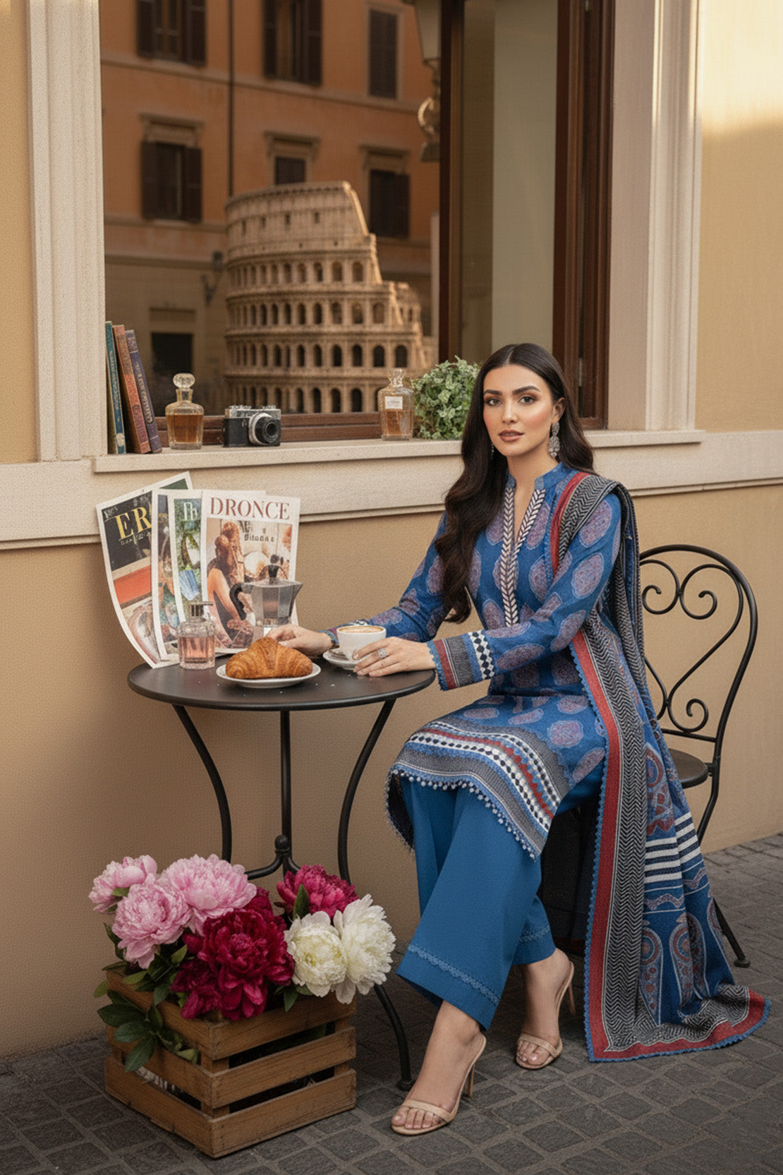 Printed - 3 Pc Khaddar Suit