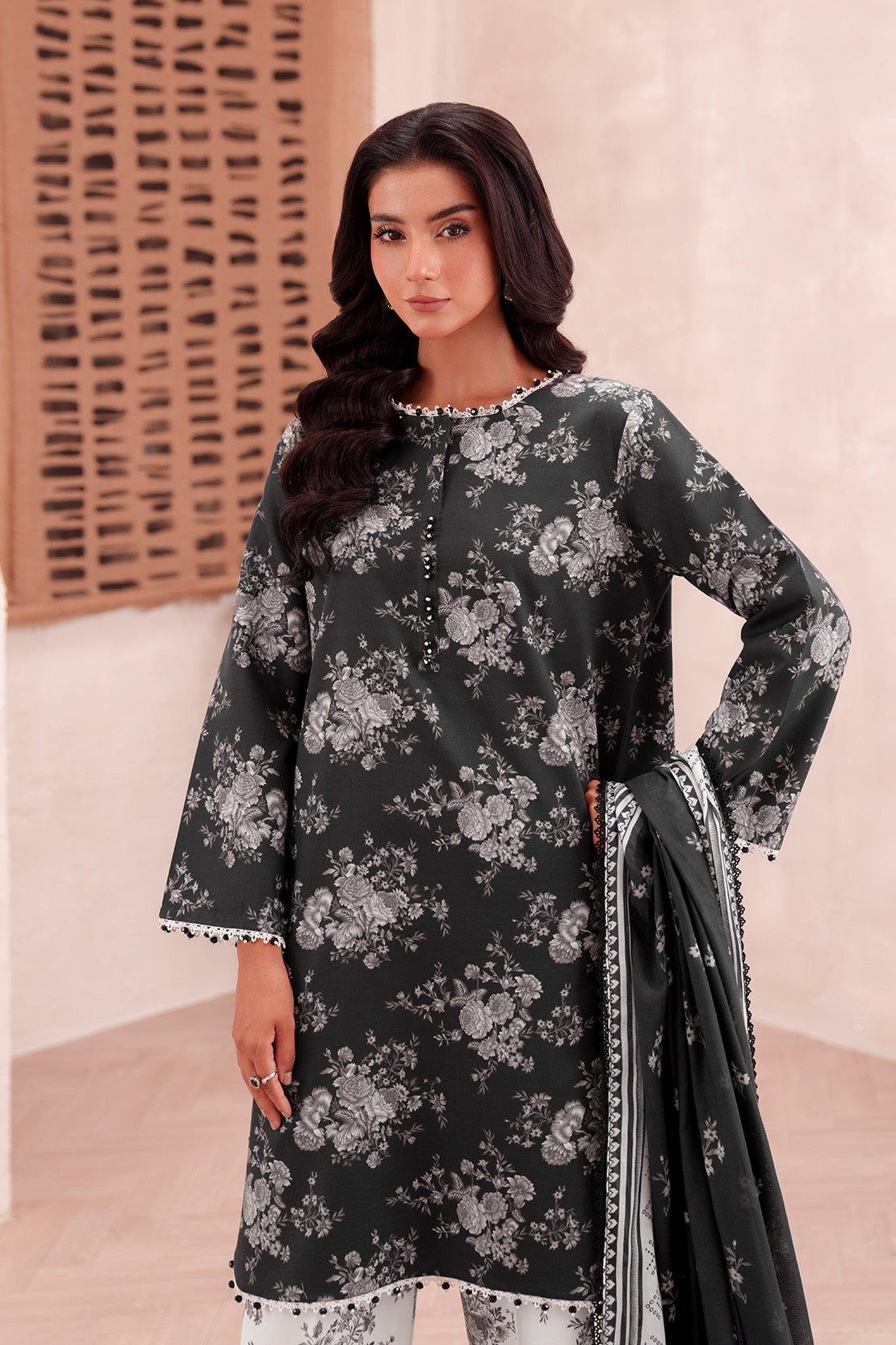 Printed - 3 Pc Lawn Suit (Lawn Dupatta)