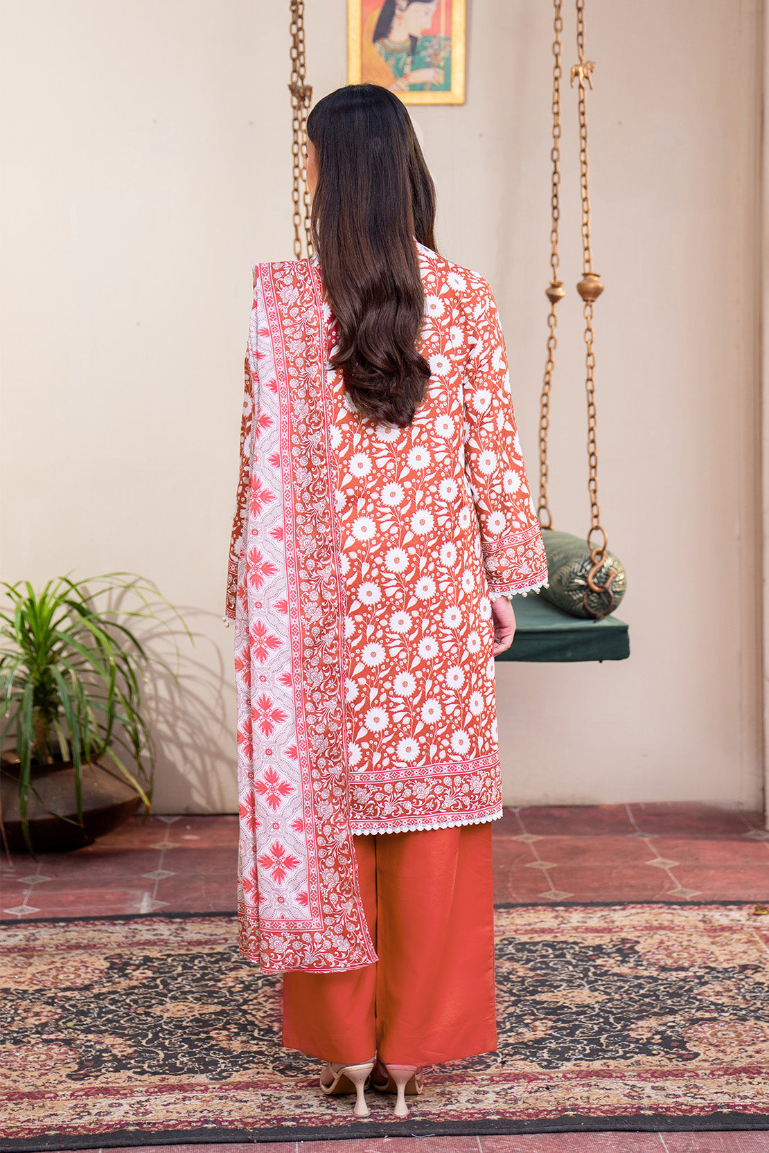 Printed - 2 Pc Lawn Suit (Lawn Dupatta)