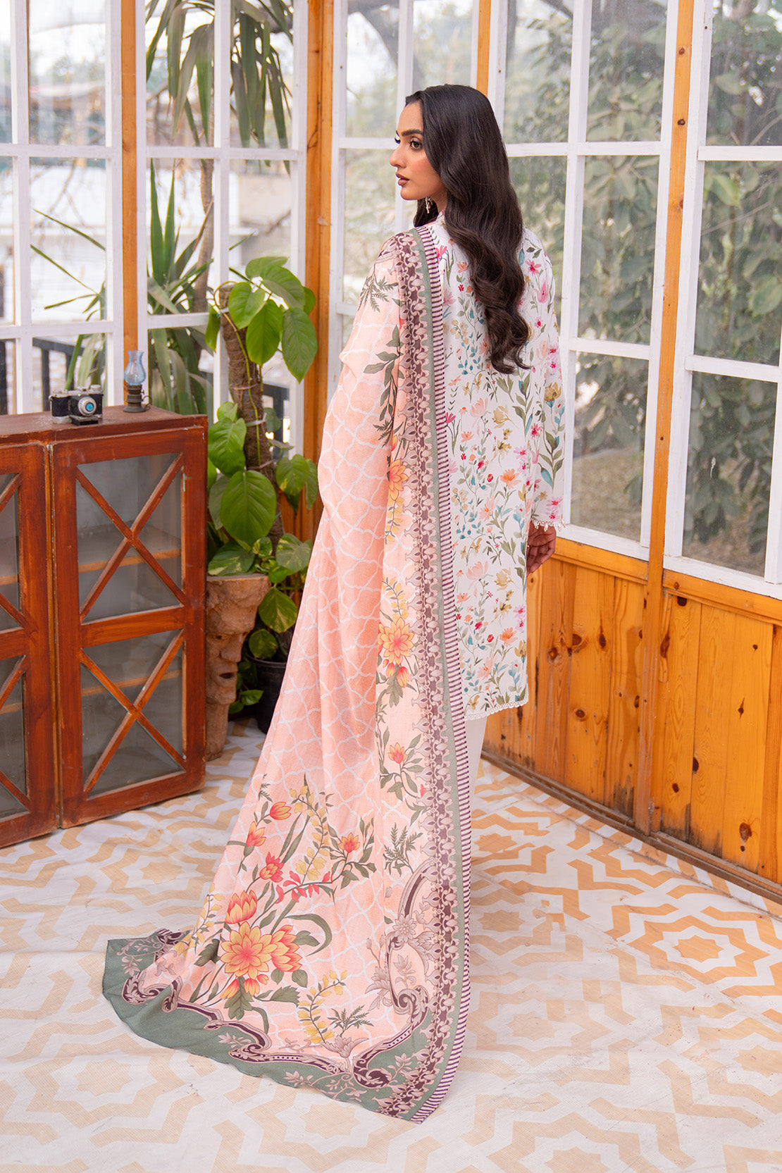 Printed - 2 Pc Lawn Suit (Lawn Dupatta)