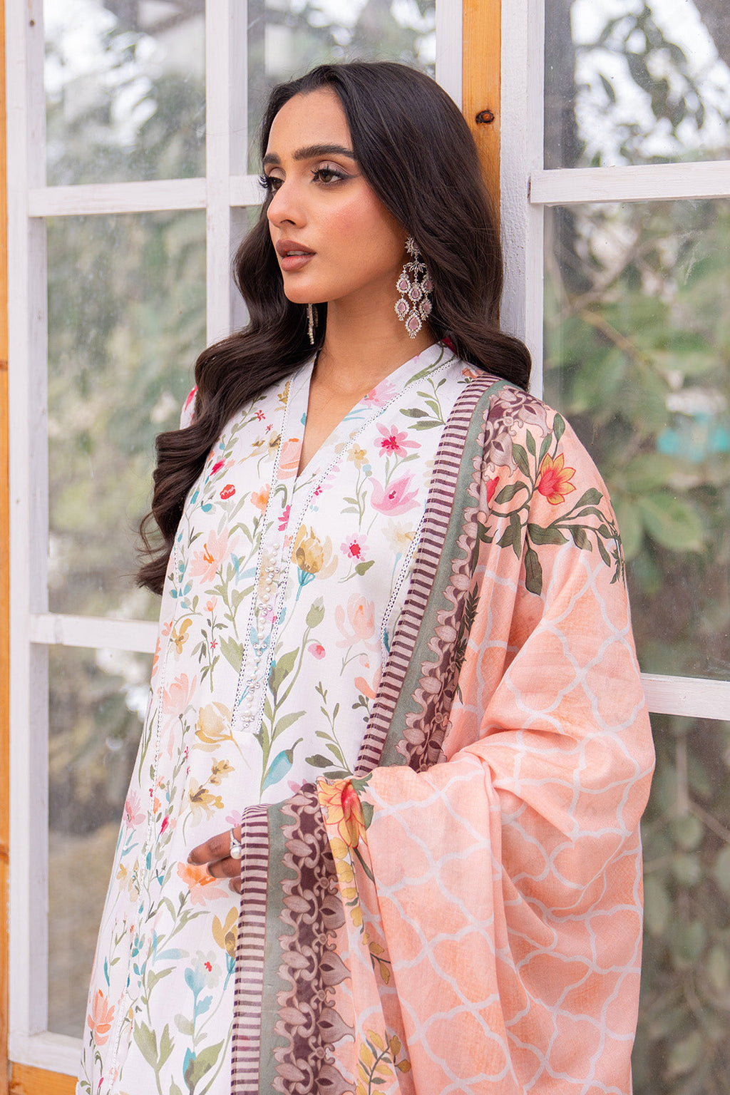 Printed - 2 Pc Lawn Suit (Lawn Dupatta)