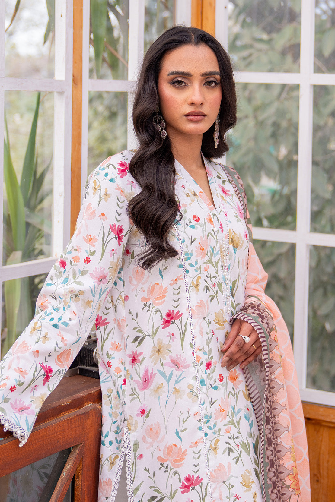 Printed - 2 Pc Lawn Suit (Lawn Dupatta)