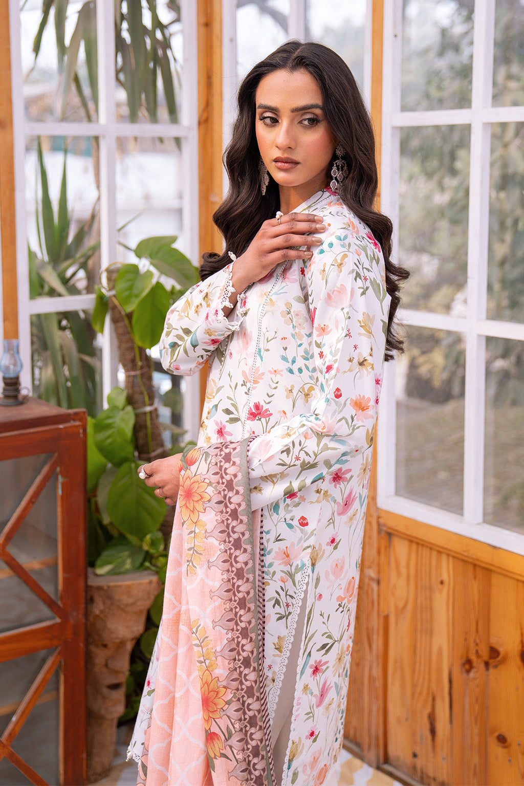 Printed - 2 Pc Lawn Suit (Lawn Dupatta)