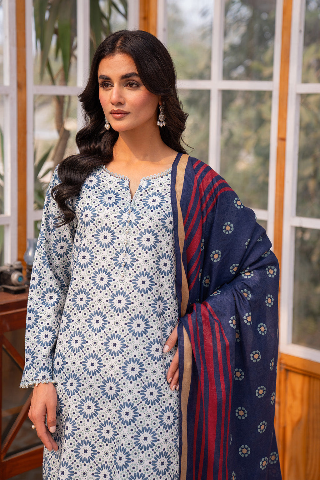 Printed - 3 Pc Lawn Suit (Lawn Dupatta)