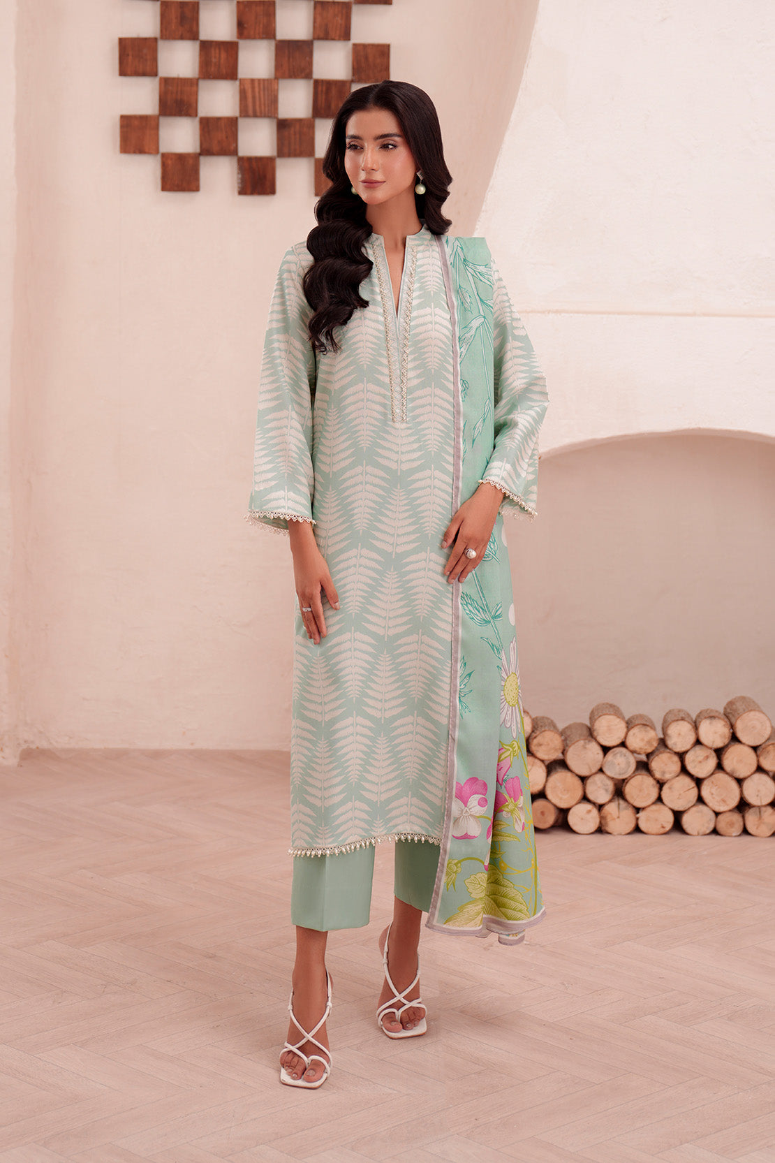 Printed - 3 Pc Lawn Suit (Lawn Dupatta)