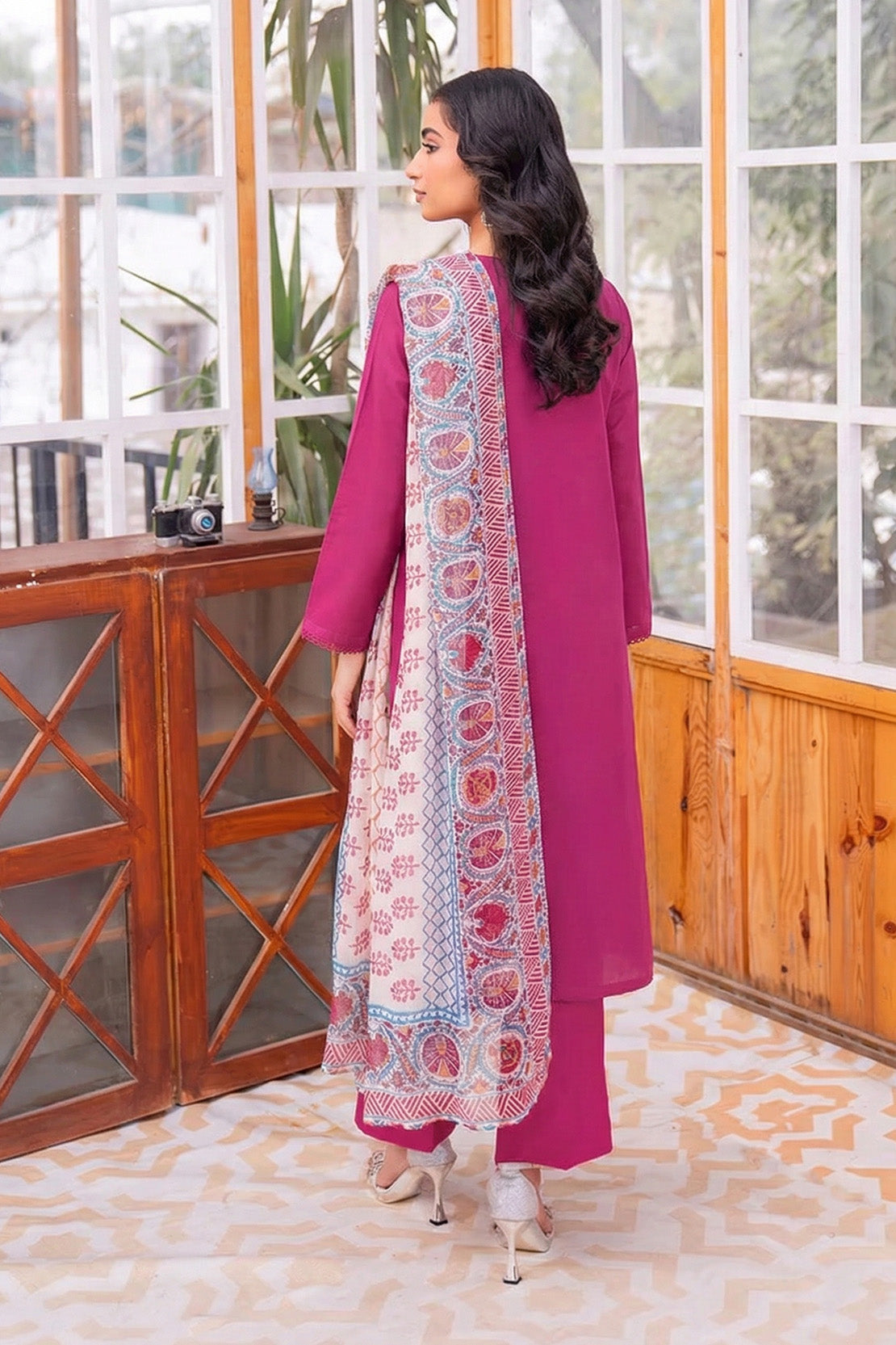 Printed - 1 Pc Chiffon Dupatta