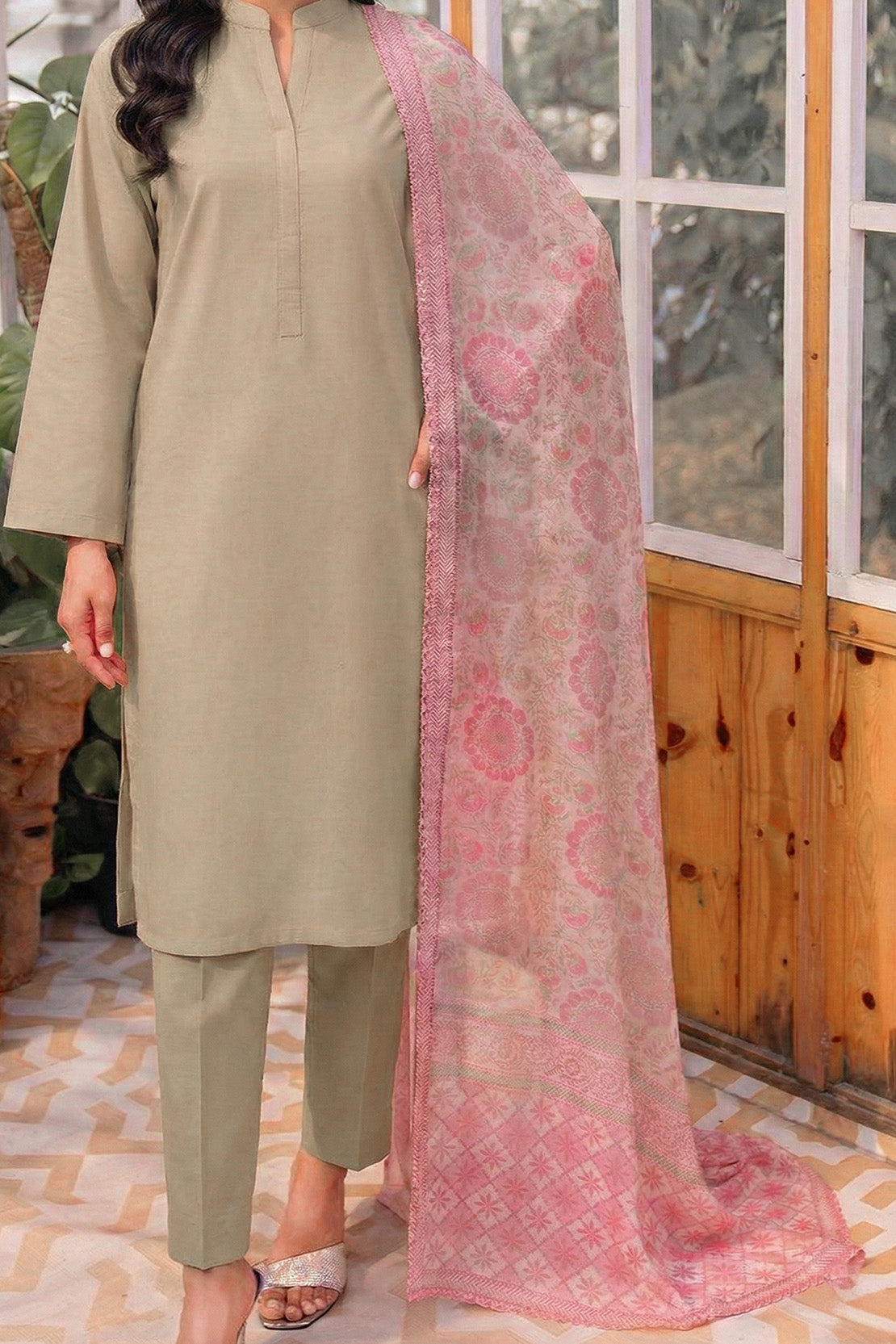 Printed - 1 Pc Chiffon Dupatta