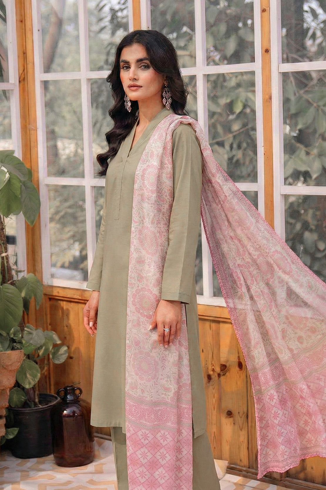Printed - 1 Pc Chiffon Dupatta